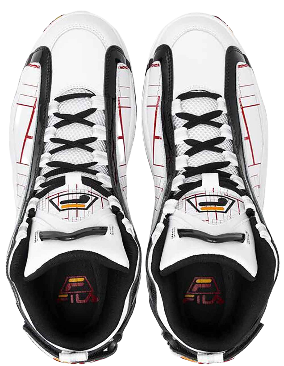 Tenis Fila Grant Hill 2 Blanco Retro Basquet 1bm01753 115