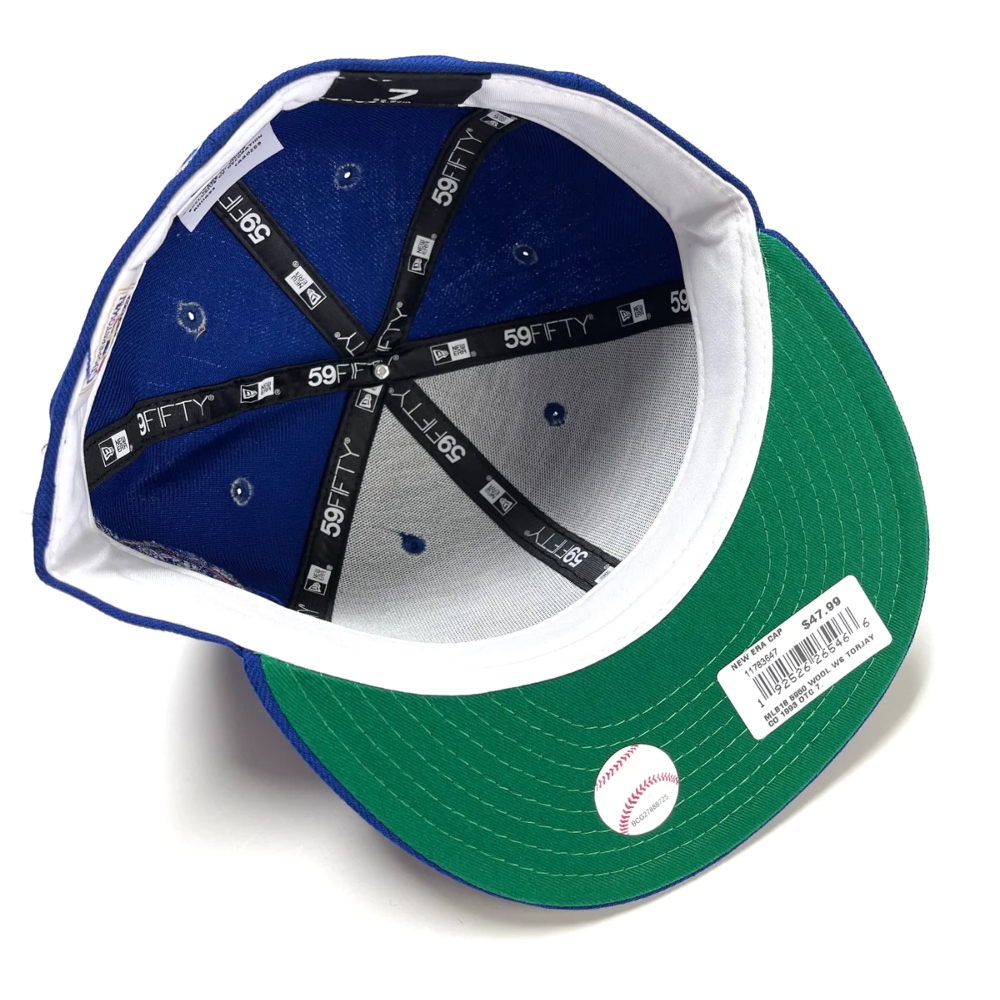 Gorra plana gris y verde ajustada con logo marrón 59FIFTY Camp de New York  Yankees MLB de New Era