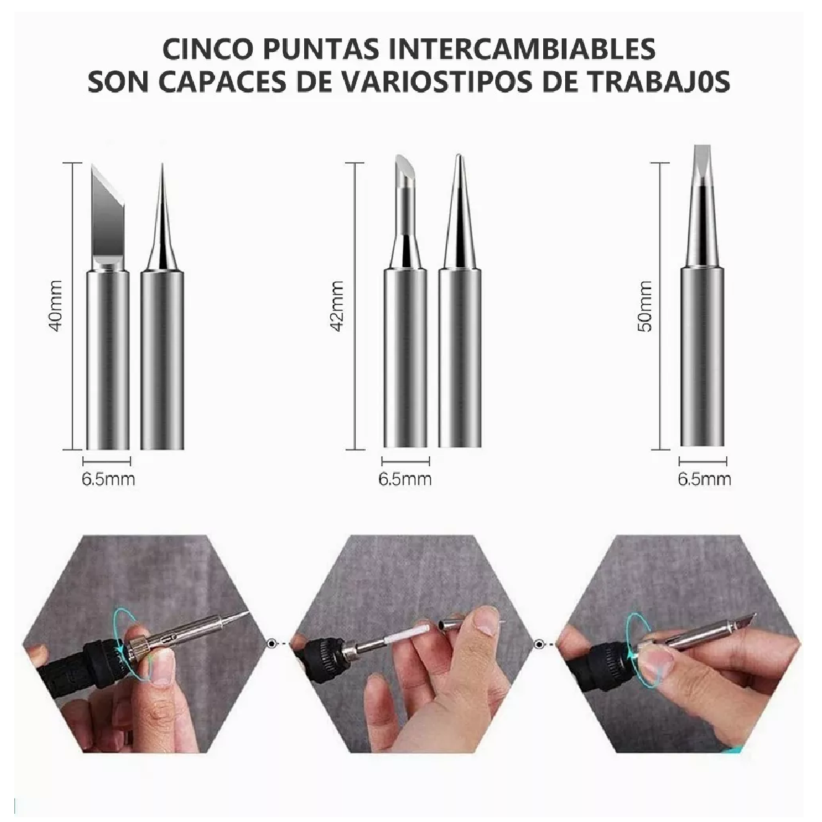 Estación De Soldadura 2 En 1 Cautín Y Pistola De Aire