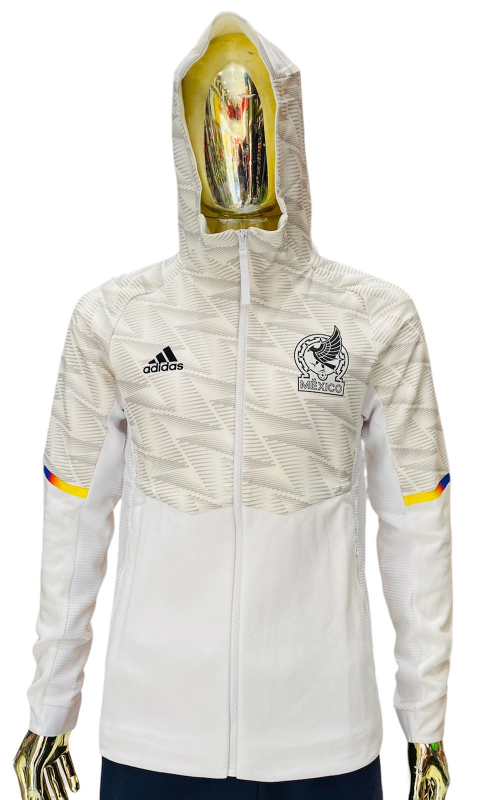 Chamarra con gorro de viaje Selección de México Caballero