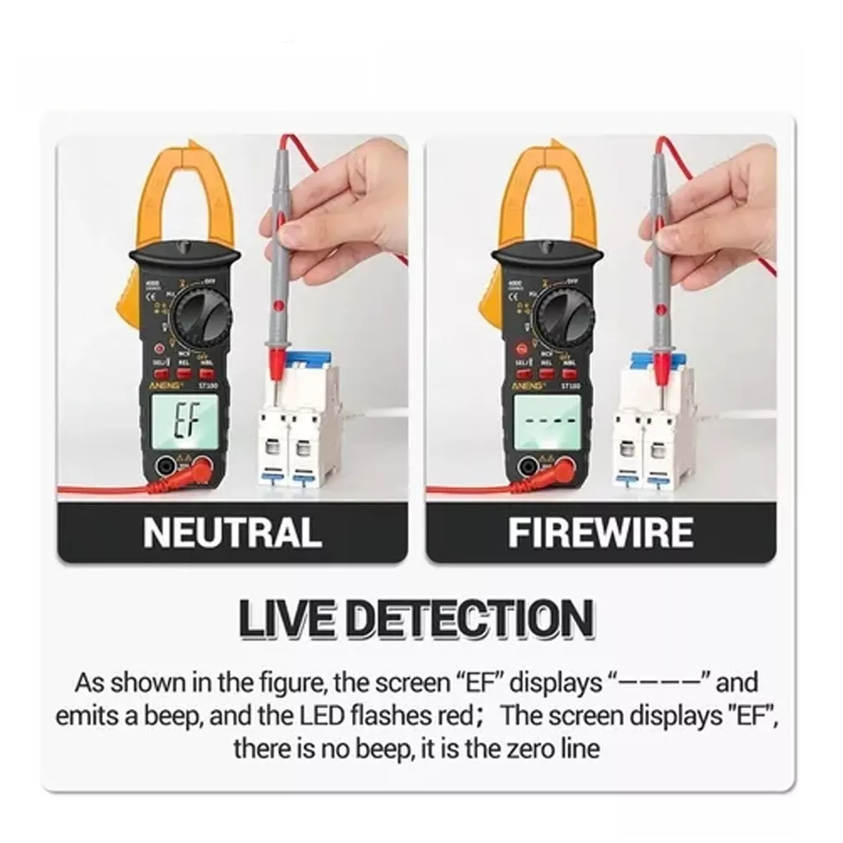 Multímetro Digital St180 Color Amarillo