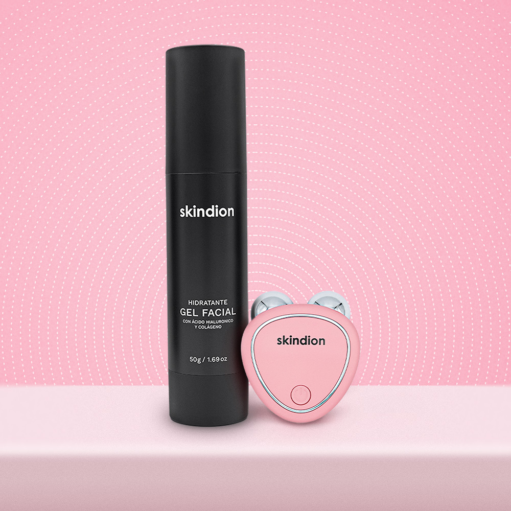 Skindion Dispositivo de Rejuvenecimiento Facial con Microcorriente Reductor de Arrugas y Tonificación Facial