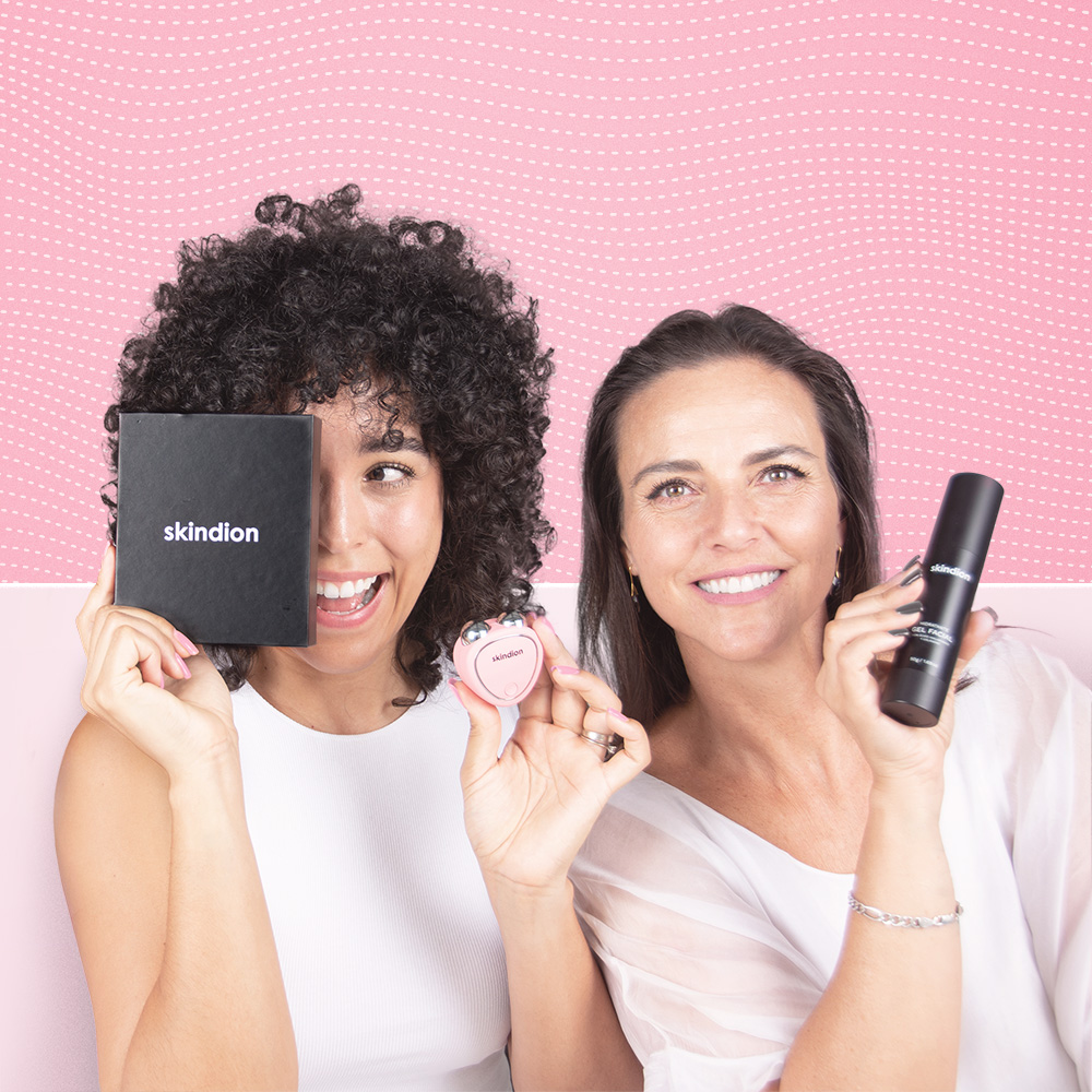 Skindion Dispositivo de Rejuvenecimiento Facial con Microcorriente Reductor de Arrugas y Tonificación Facial