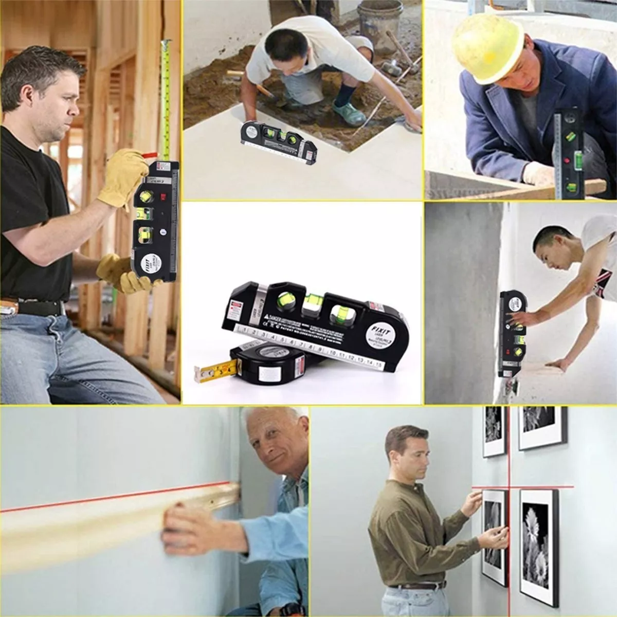 Nivel Láser Profesional Level Pro3 Etapas De Nivelacion