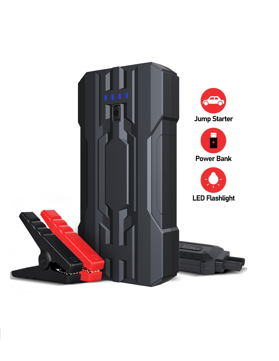 Arrancador De Bateria Portátil Para Automóvil 8000 Mah