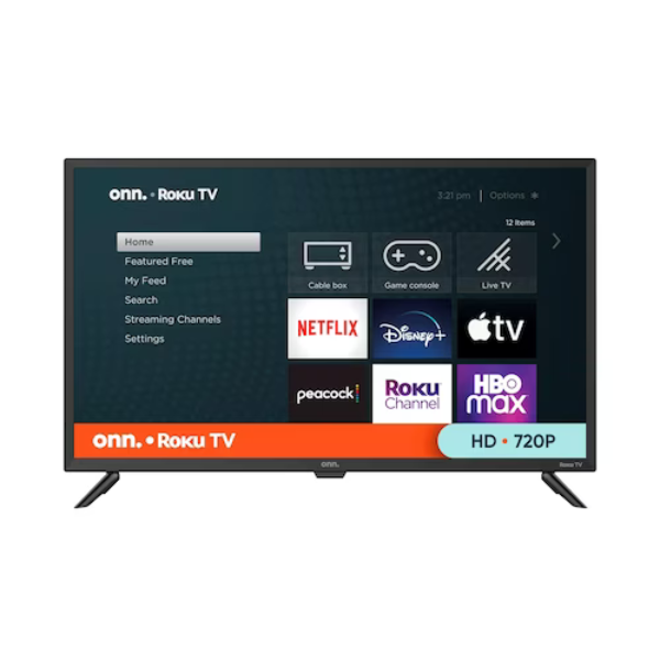 ONN Pantalla LED Smart TV de 32 Pulgadas Roku 
