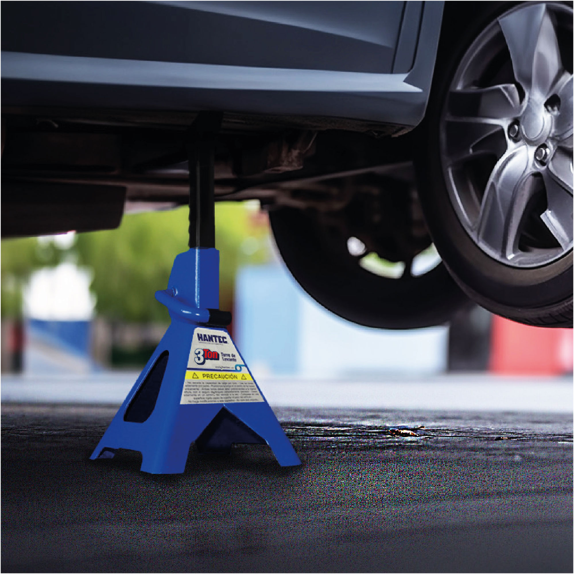 Torres para Auto Hantec de 3 toneladas azul