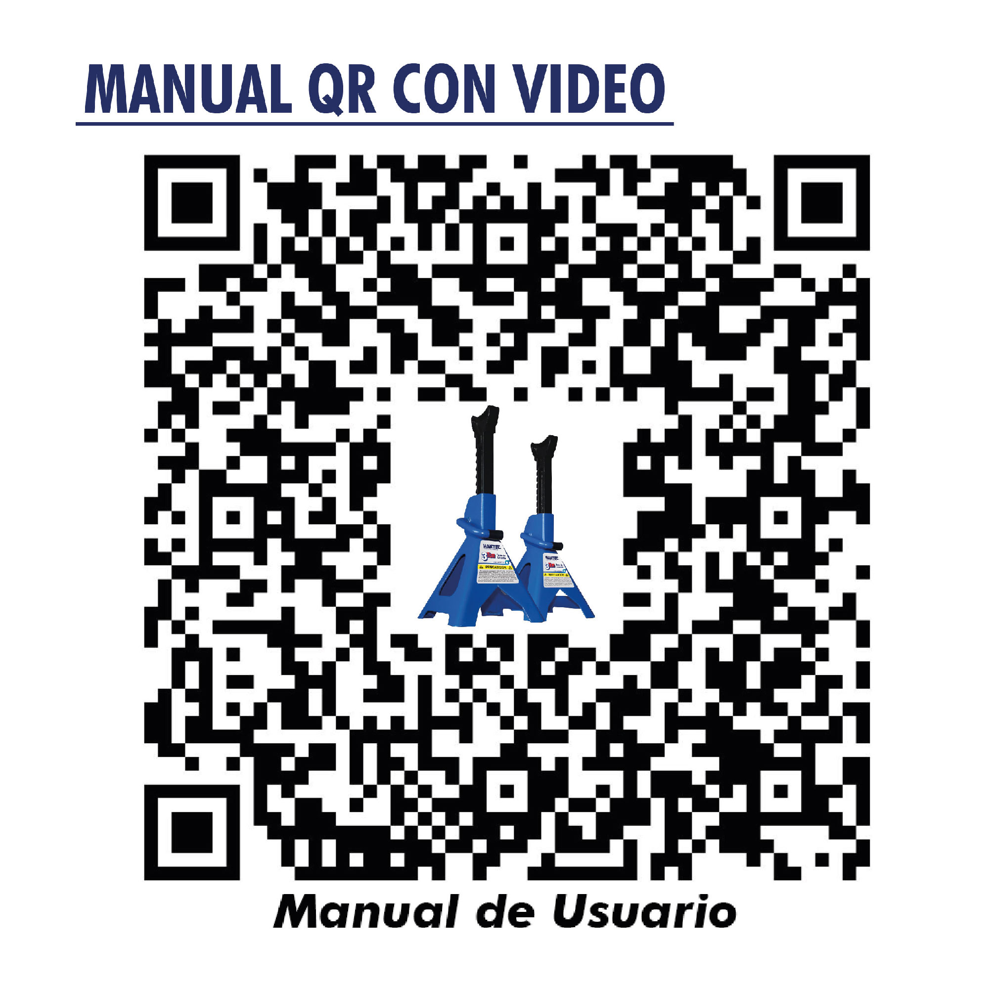 Torres para Auto Hantec de 3 toneladas azul