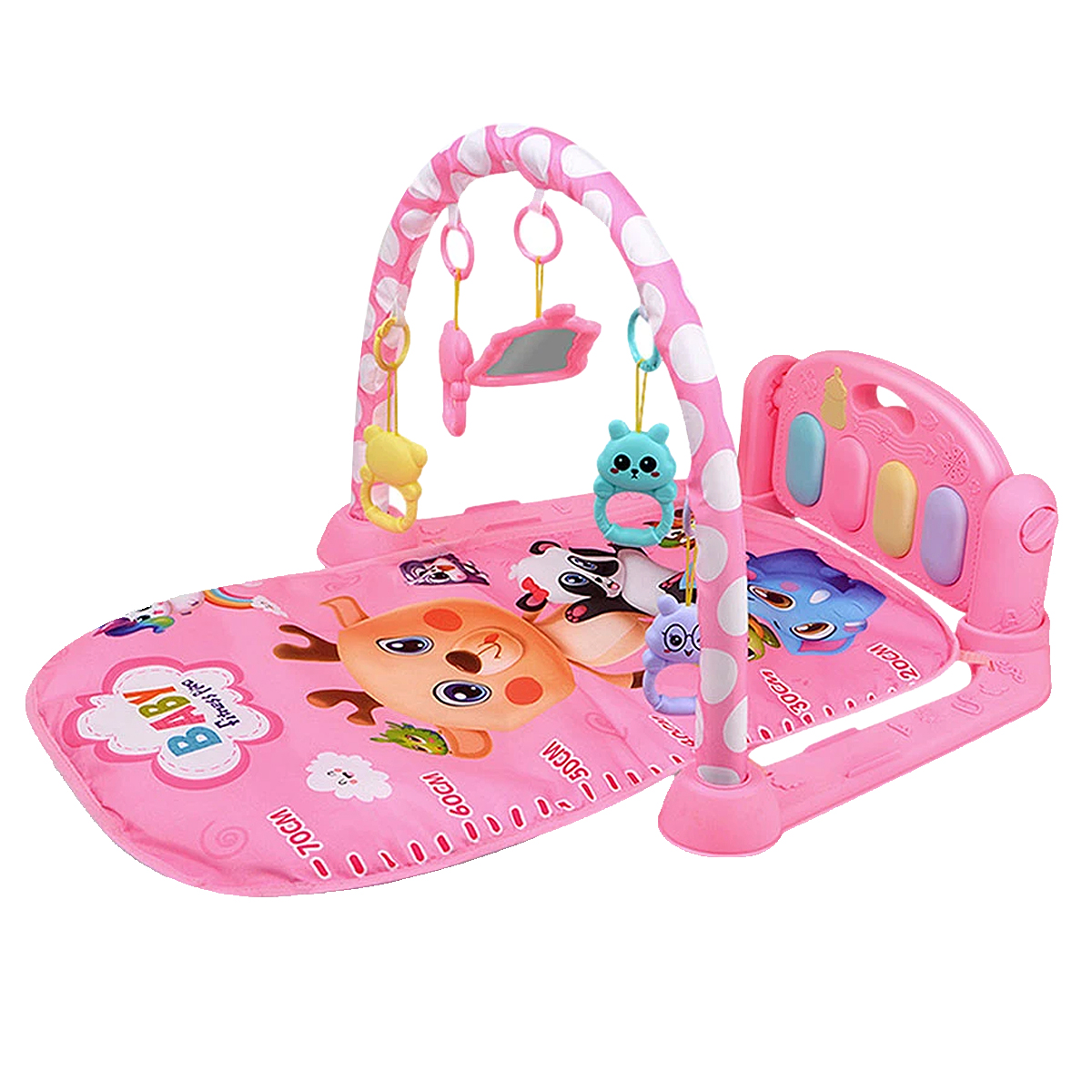 Gimnasio para Bebe Fitness Play Piano 804-A Jirafa Rosa