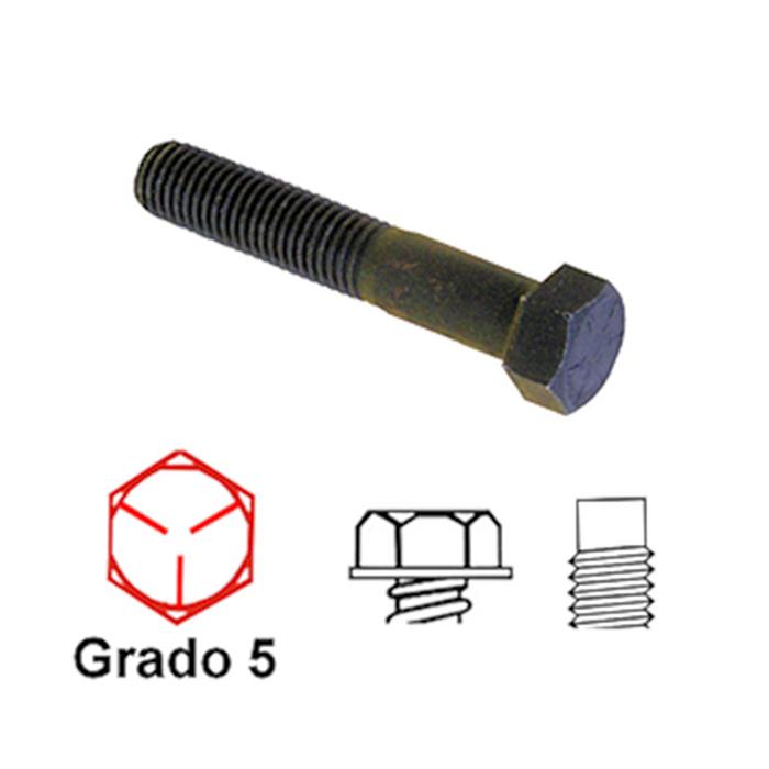 Tornillos Hexagonales Buena Calidad, MXHSW-596, 1 1/2" Diámetro, 38.1mm Diámetro, Long: 5 1/2", 139.7mm, Grado 5, Hexagonal, Acero, 100Pzs., HexaScrew