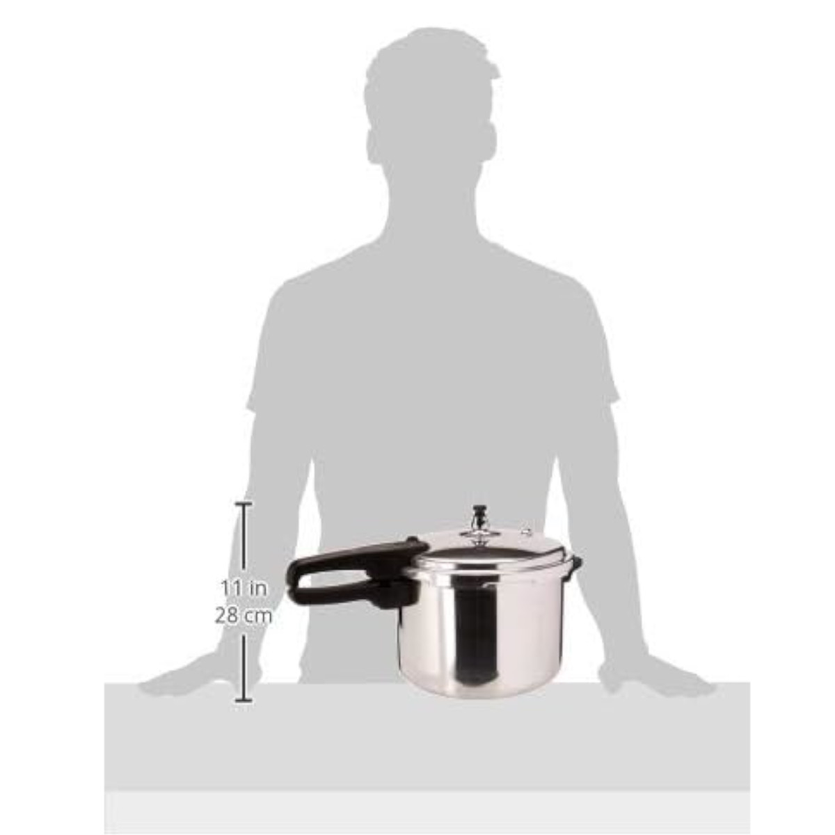 Olla Presión Express T-Fal Aluminio 8 Lts Valvula Reguladora.