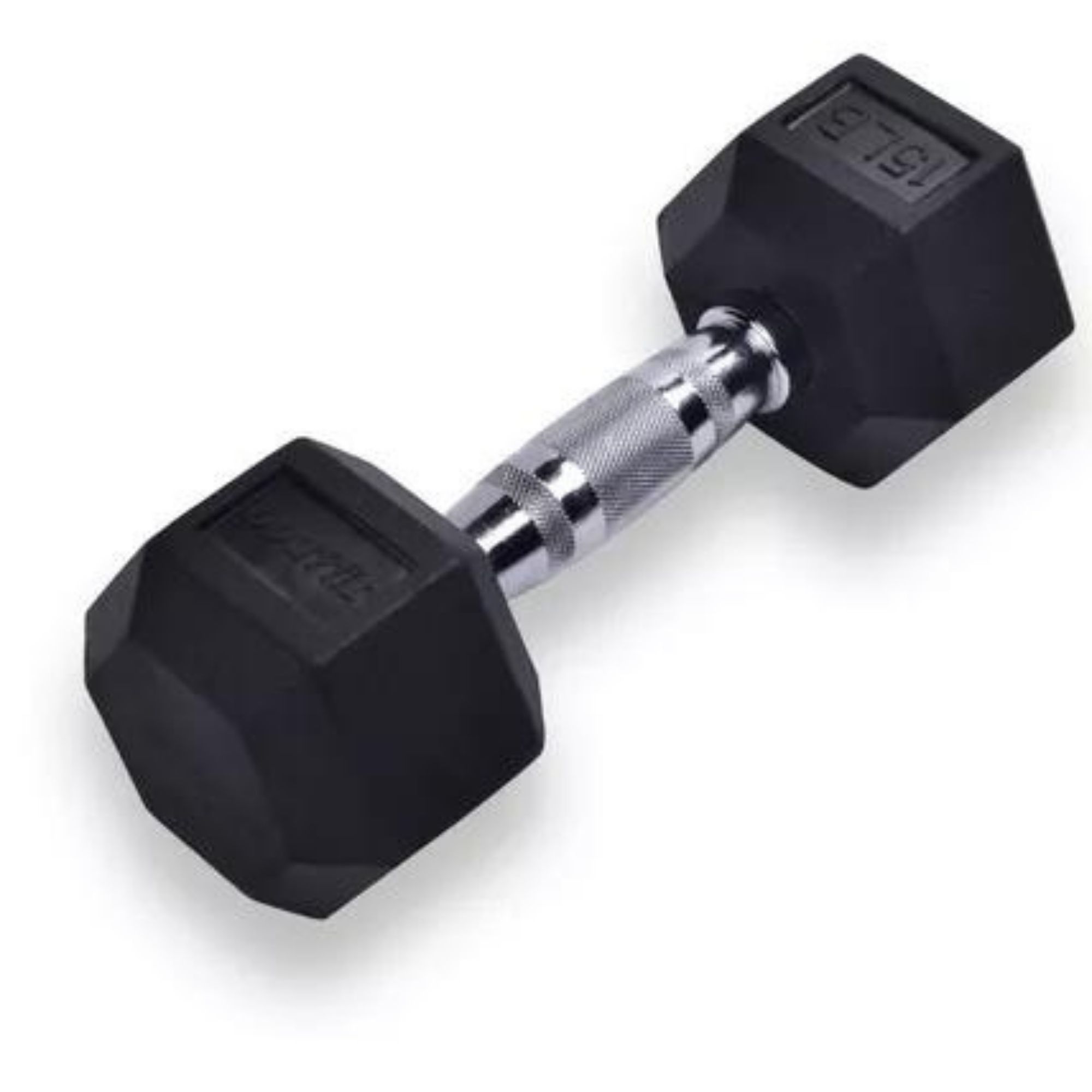 Mancuerna Hexagonal BODYFIT 15 Lb Negro