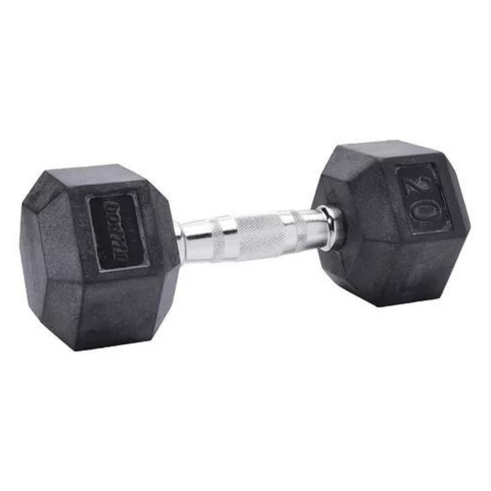 Mancuerna Hexagonal 20 Lb Bodyfit Recubierta De Hule