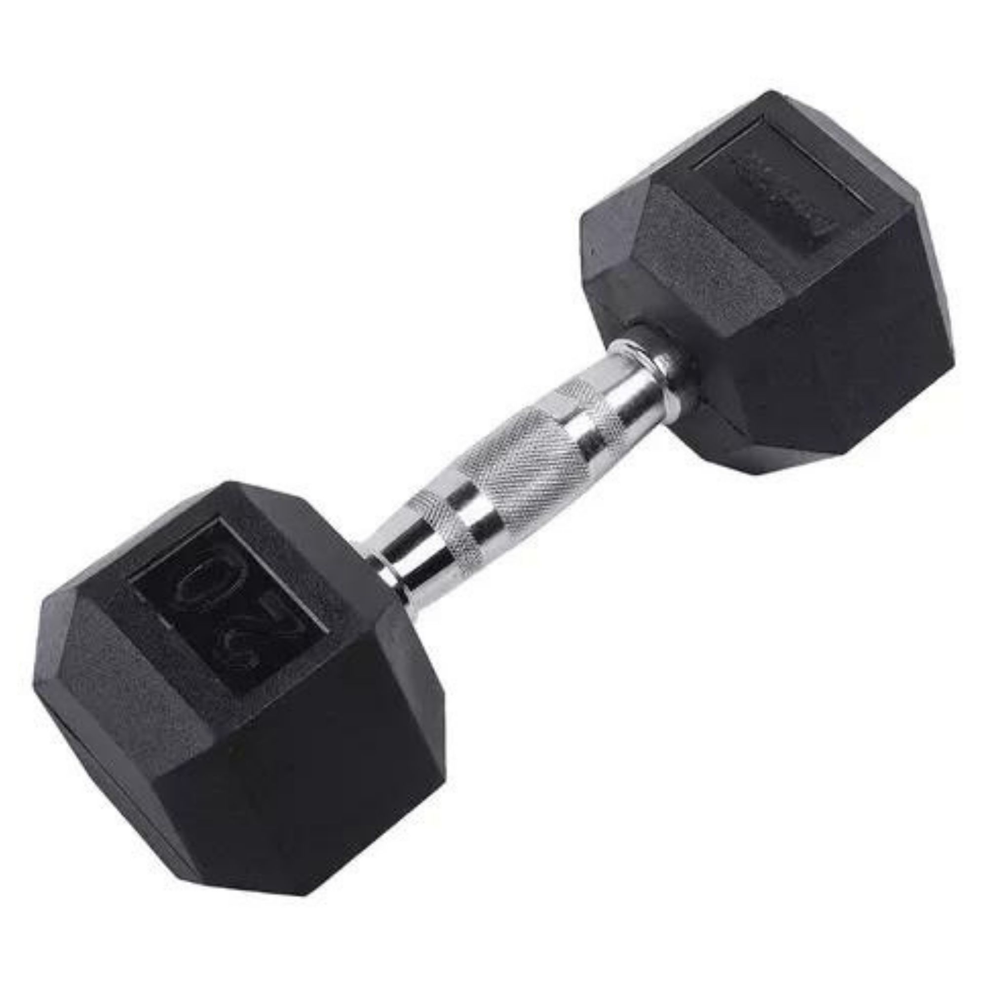 Mancuerna Hexagonal 20 Lb Bodyfit Recubierta De Hule