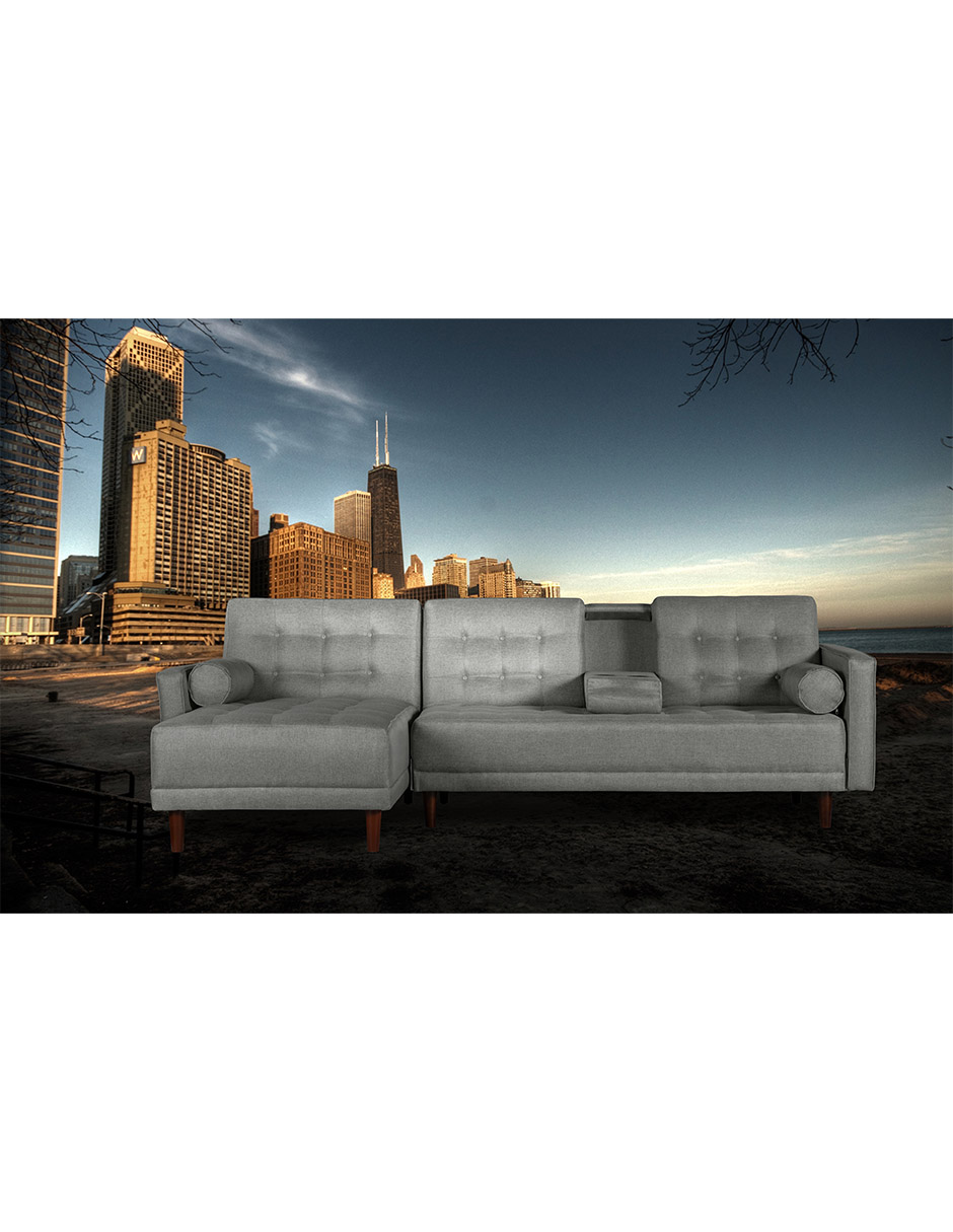 Sala modular Makora Bardo Gris Claro con Tecnología Beehive Airflex Foam