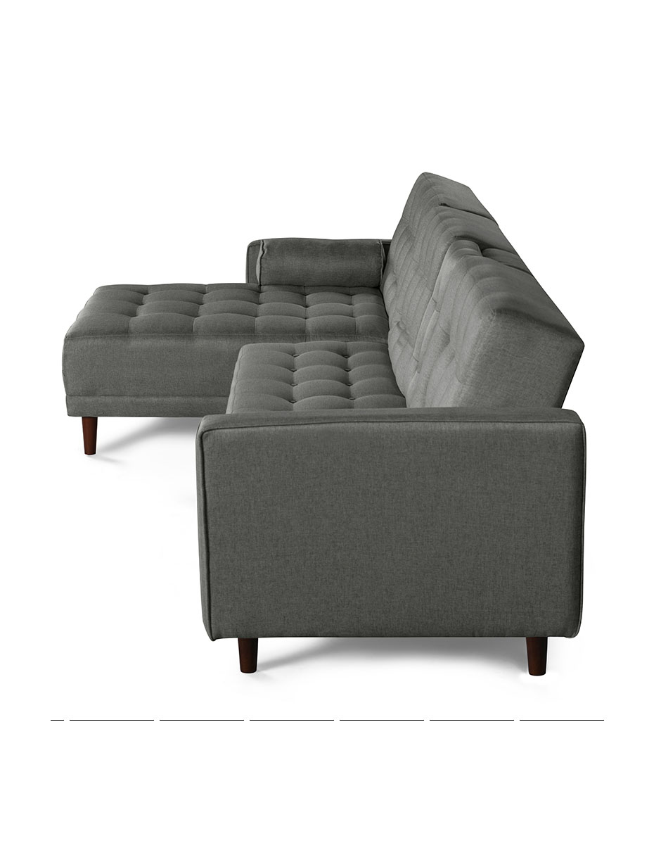 Sala modular Makora Bardo Gris Claro con Tecnología Beehive Airflex Foam