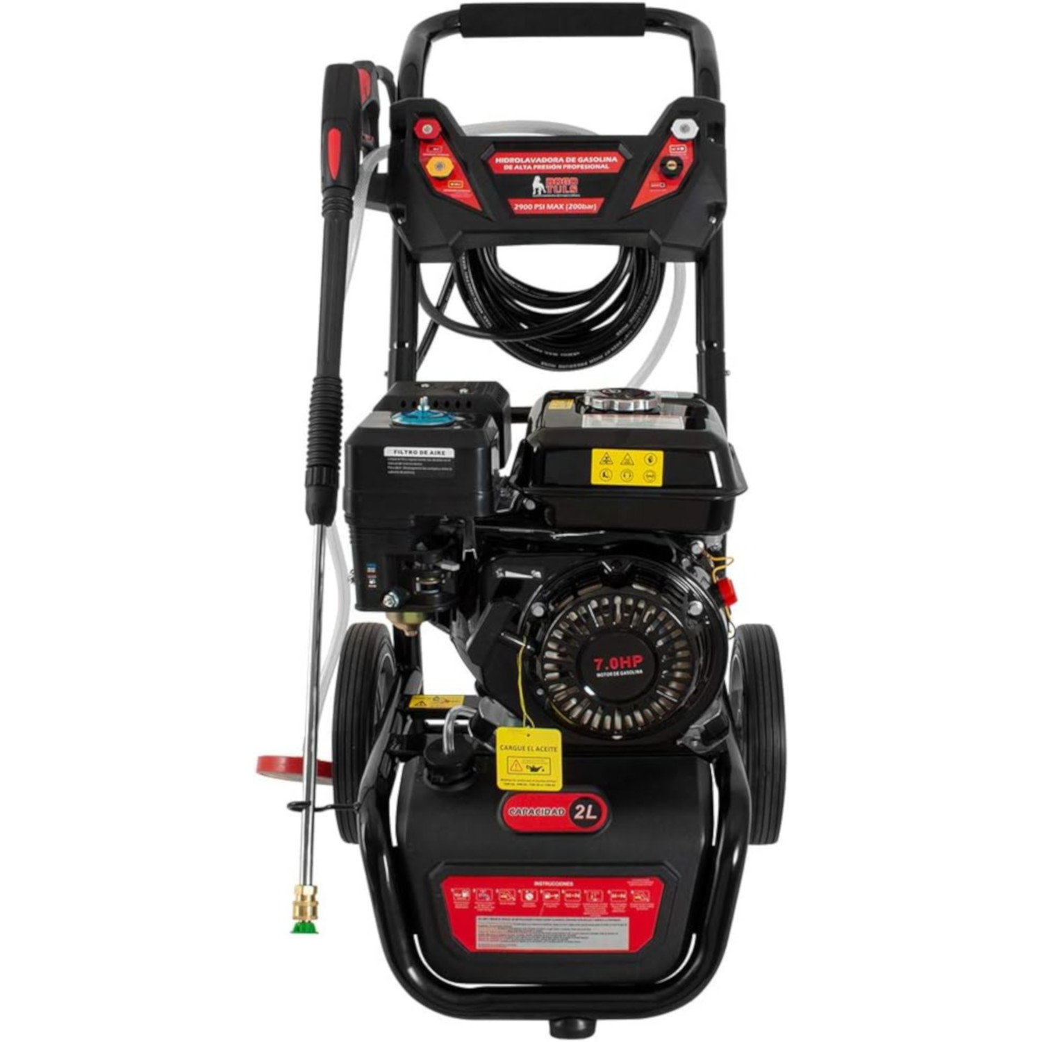 Hidrolavadora de Gasolina con motor de 2900PSI 7HP Dogotuls SD8001