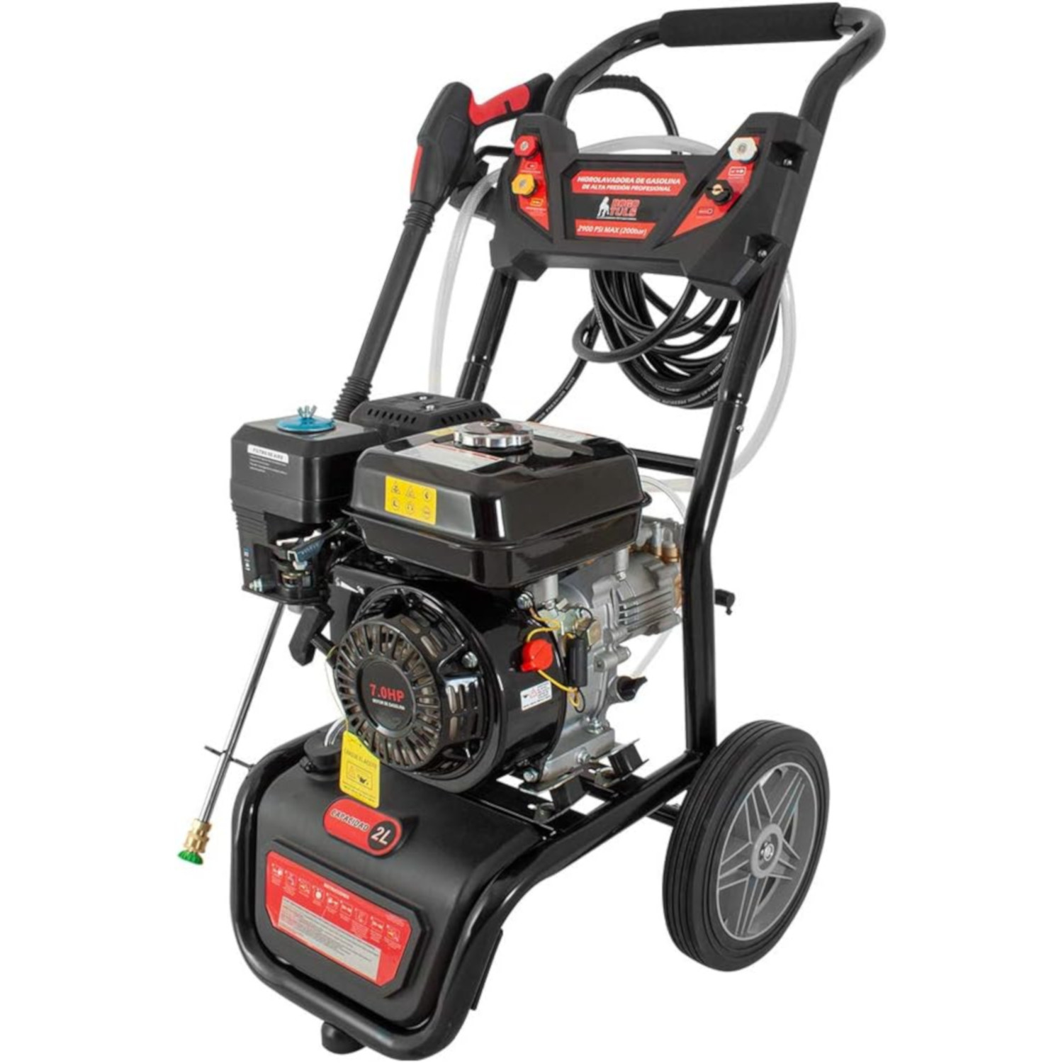 Hidrolavadora de Gasolina con motor de 2900PSI 7HP Dogotuls SD8001