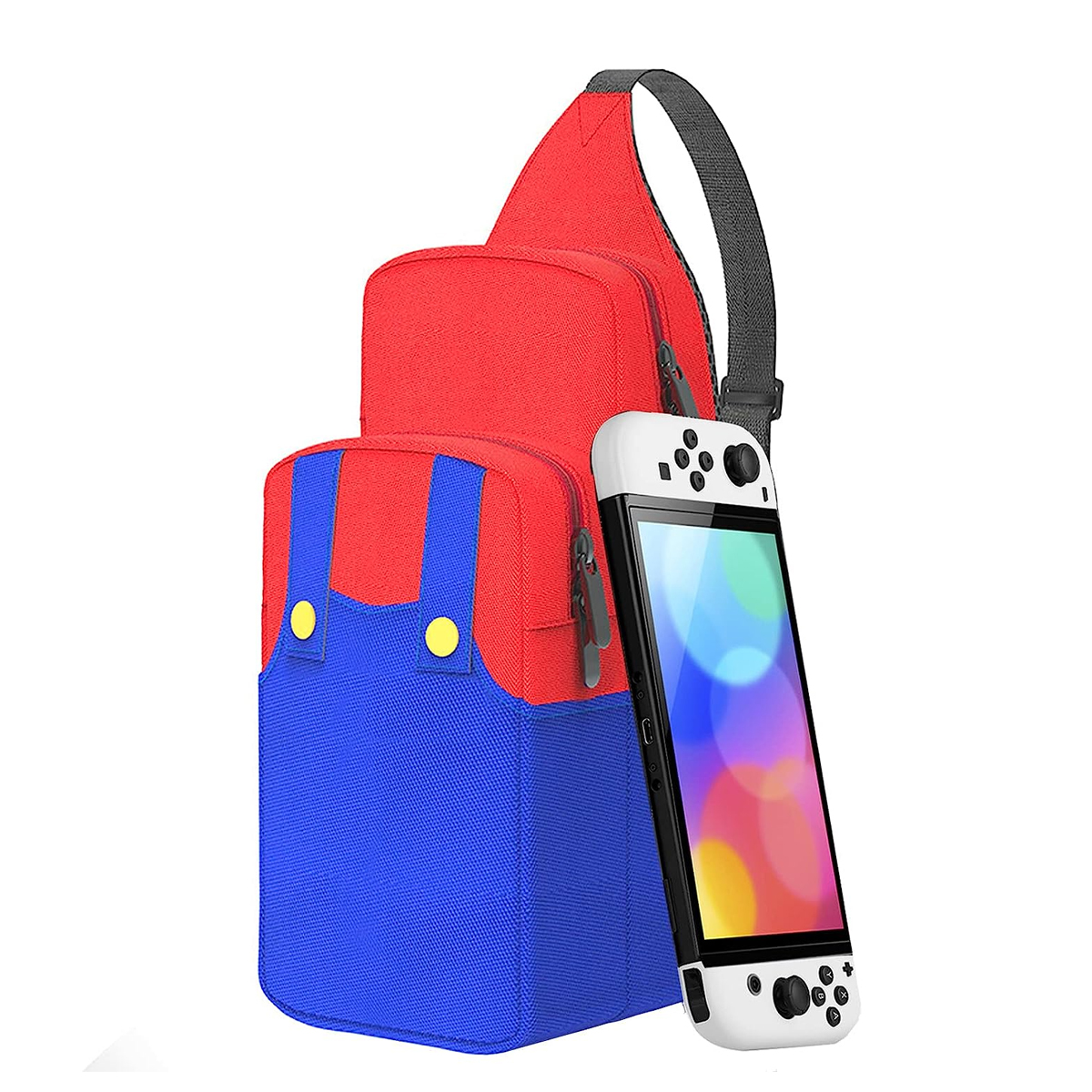 Bandolera Mario Compatible Nintendo Switch 