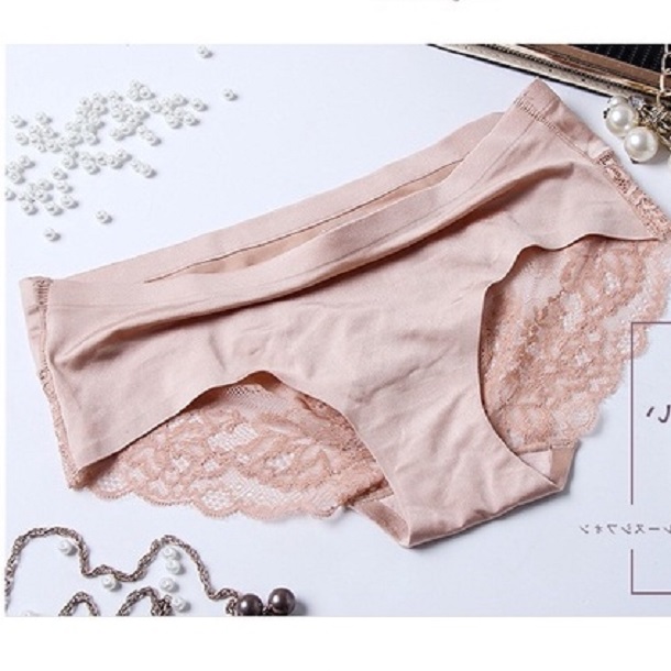Panties con encaje para dama 3 pza
