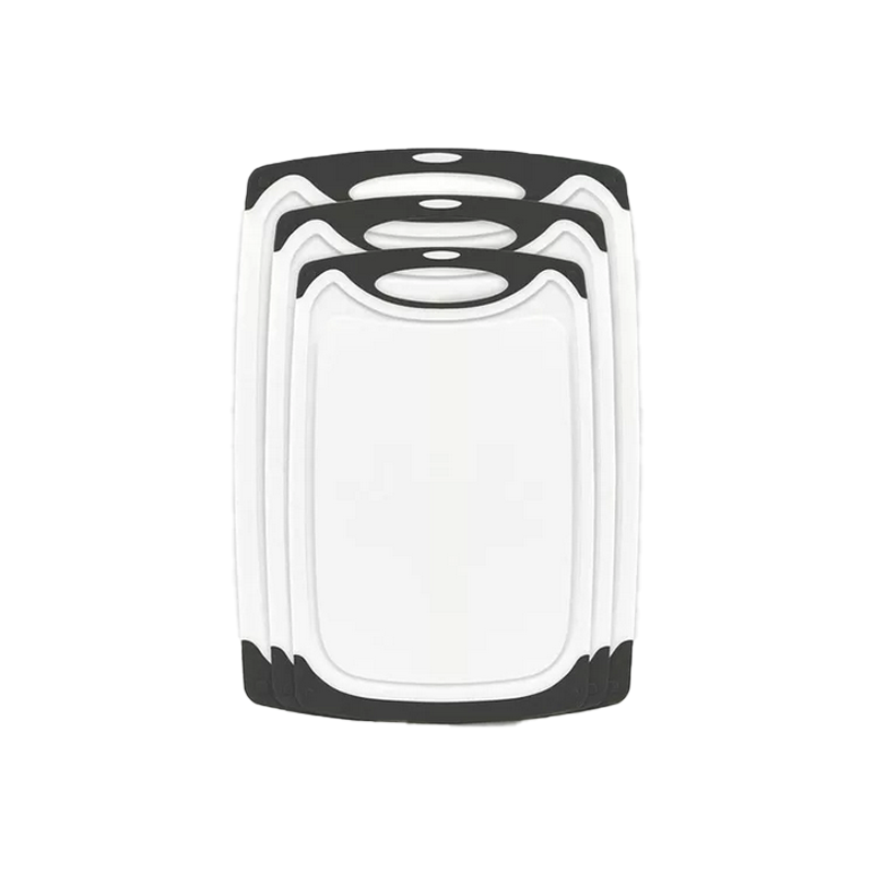 Set De 3 Tablas De Cocina Plástico Para Picar Cortar Con Asa