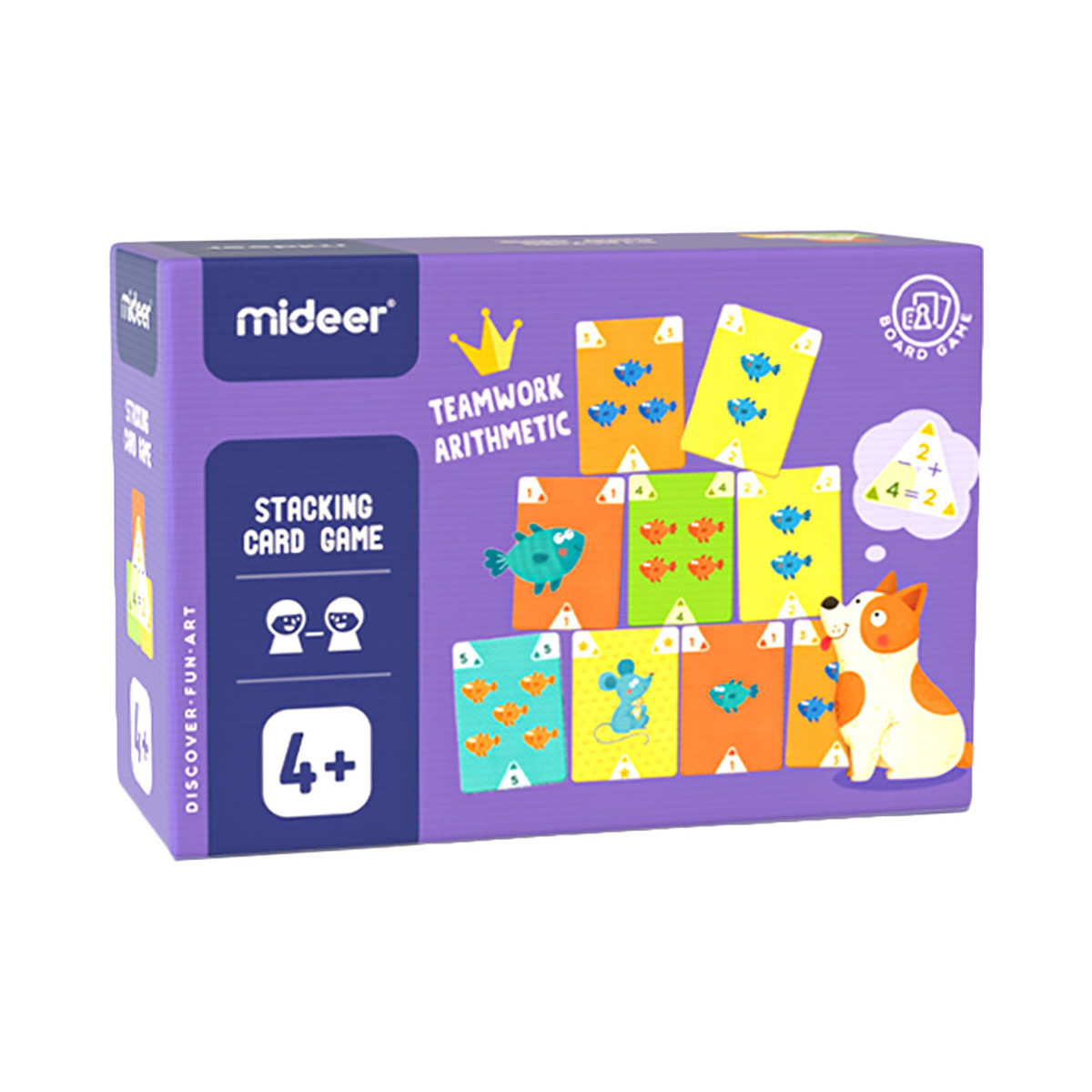 Juego De Mesa Educativo Cartas Apilables Para Niños Mideer 6078