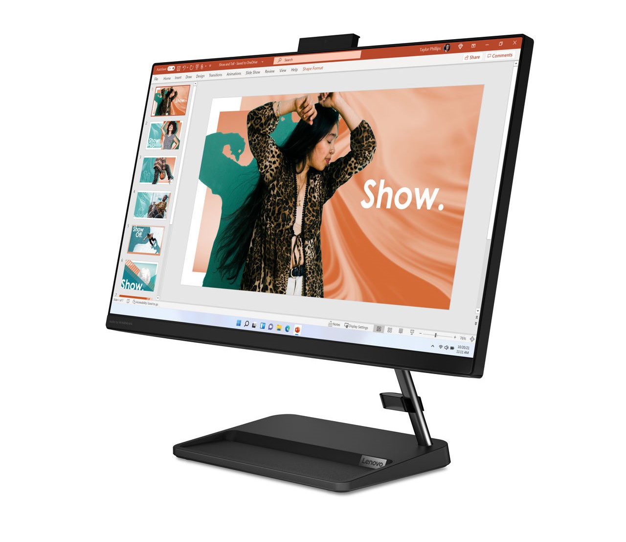 Computadora Lenovo IdeaCentre AIO 3 | 23" FHD Intel Core i5 (12va Gen) 8 Núcleos, 8GB RAM, 256GB SSD + 1TB HDD, Cámara HD, Teclado y Mouse Inalámbricos