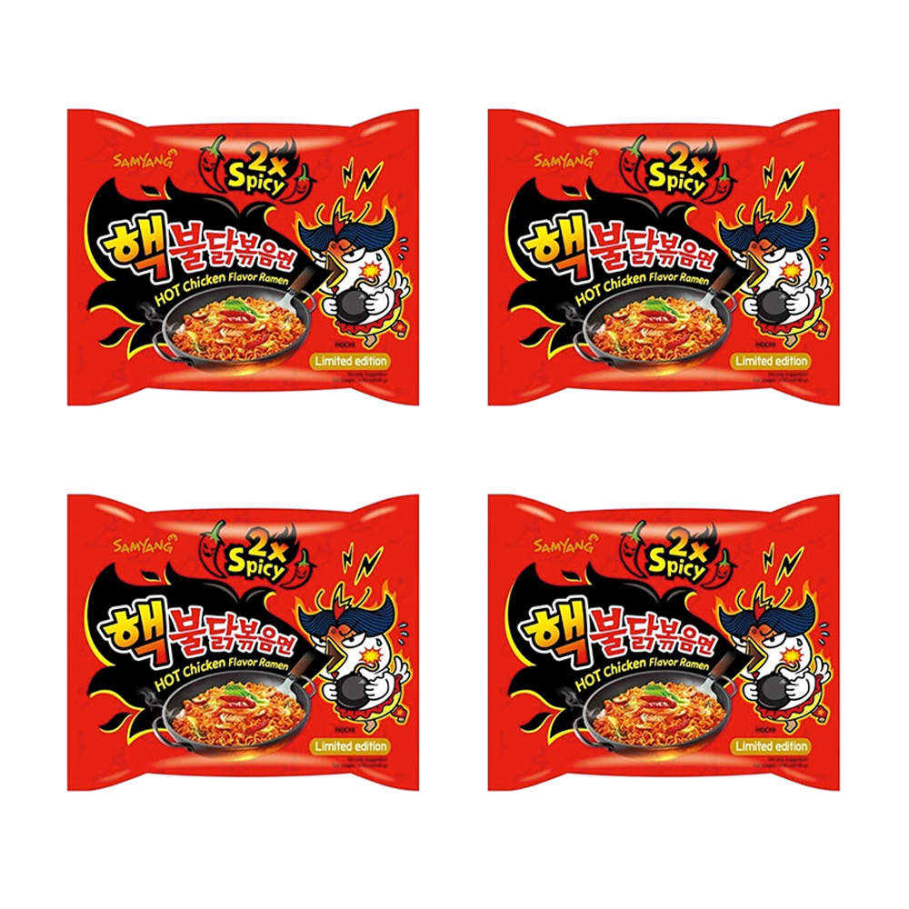 Ramen picante coreano samyang buldak Extra picante 4 piezas