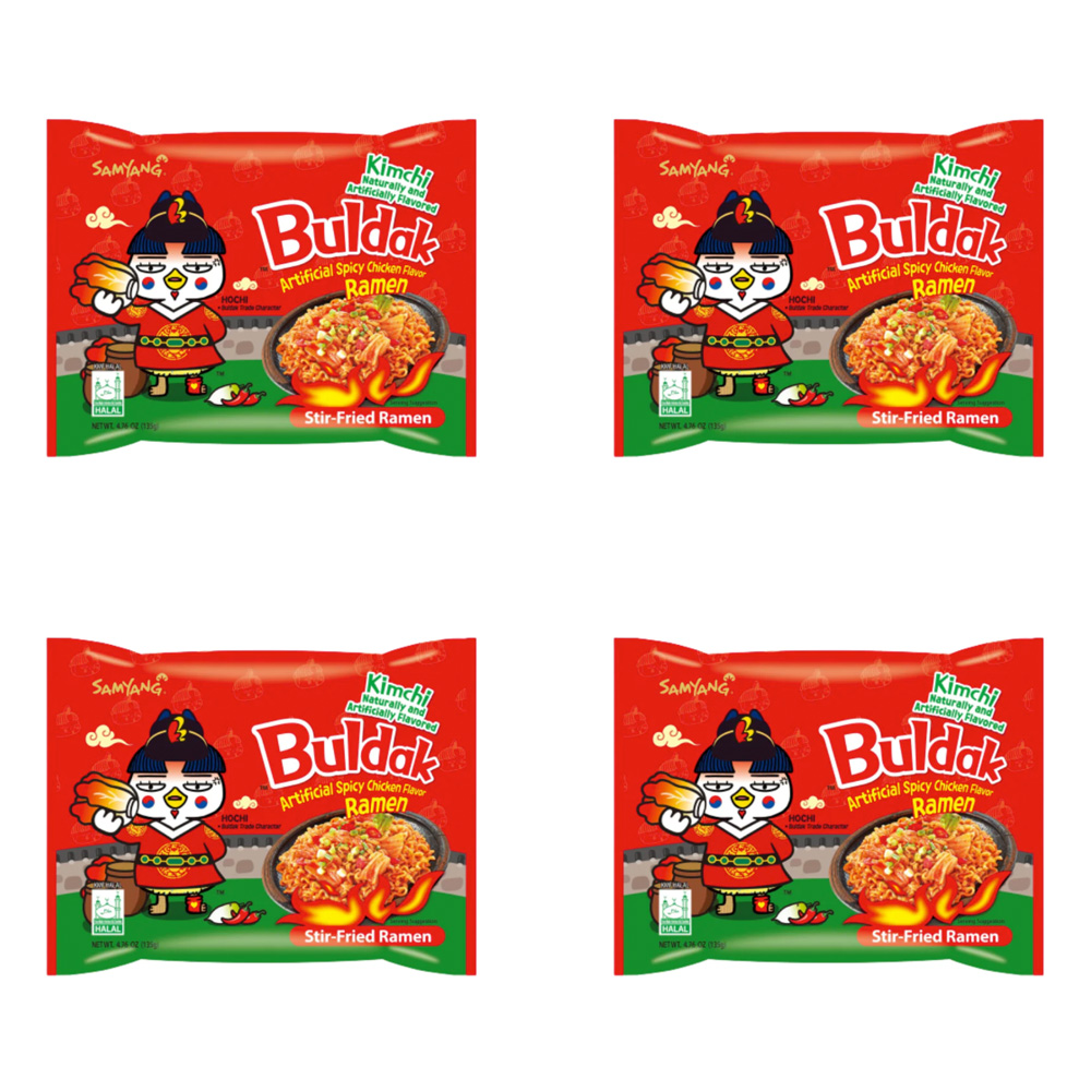 Ramen Picante Coreano Samyang Buldak Kimchi 4 Piezas