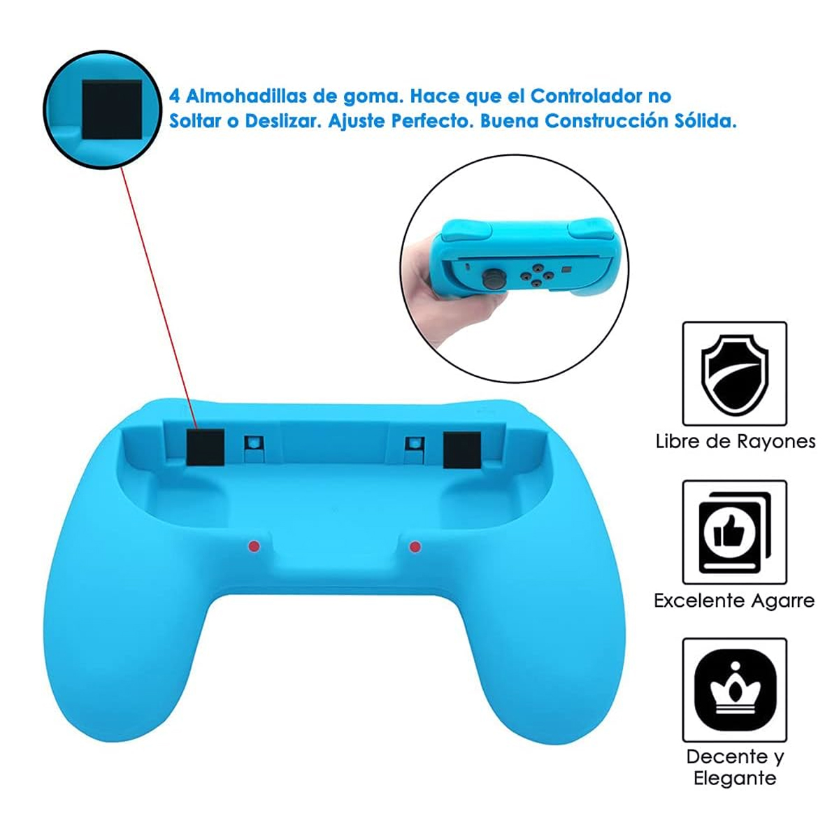 2 Piezas Joy-Con (Azul Y Rojo) Compatible Nintendo Switch 