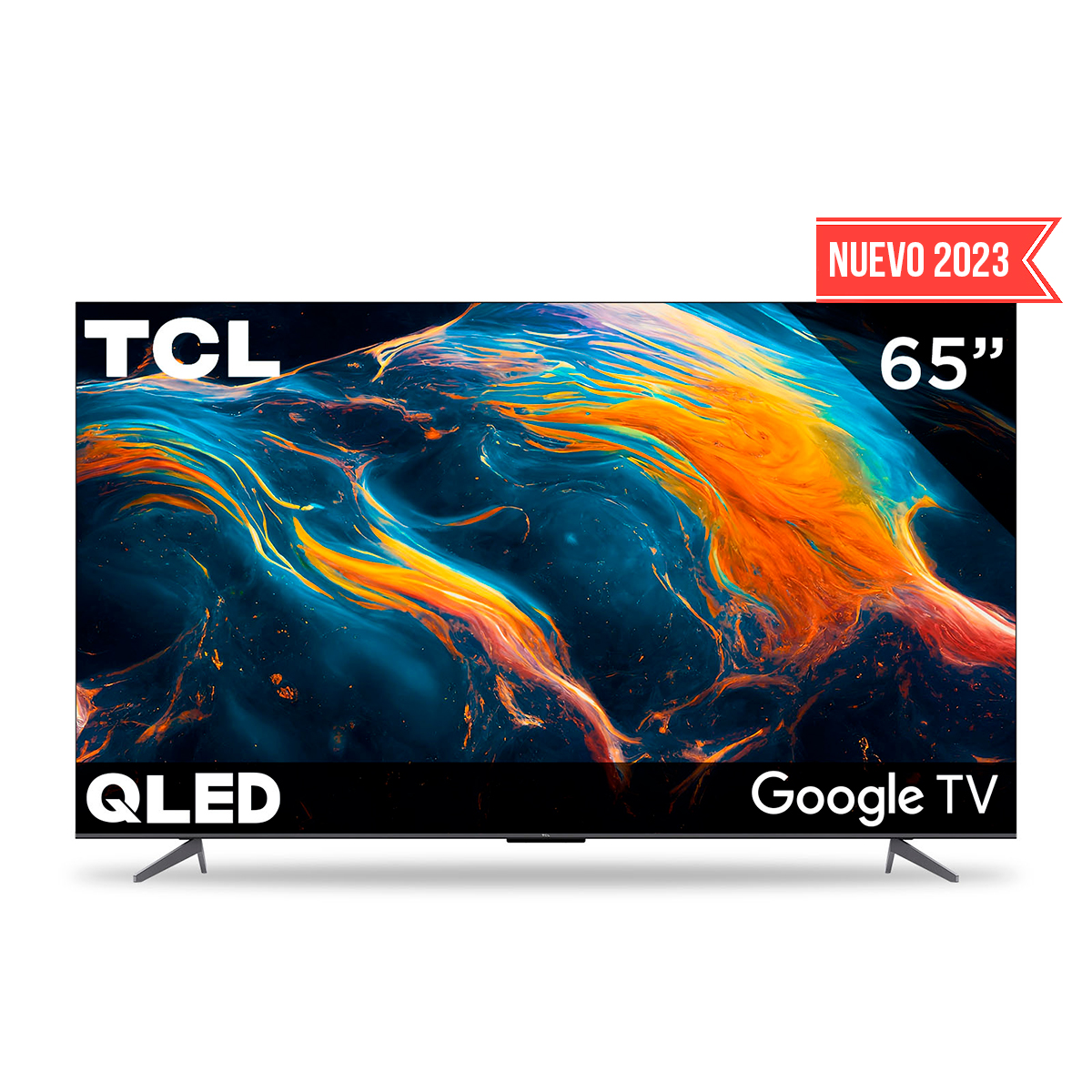 Pantalla TCL 65" QLED 4K HDR Google TV 65Q650G Smart TV