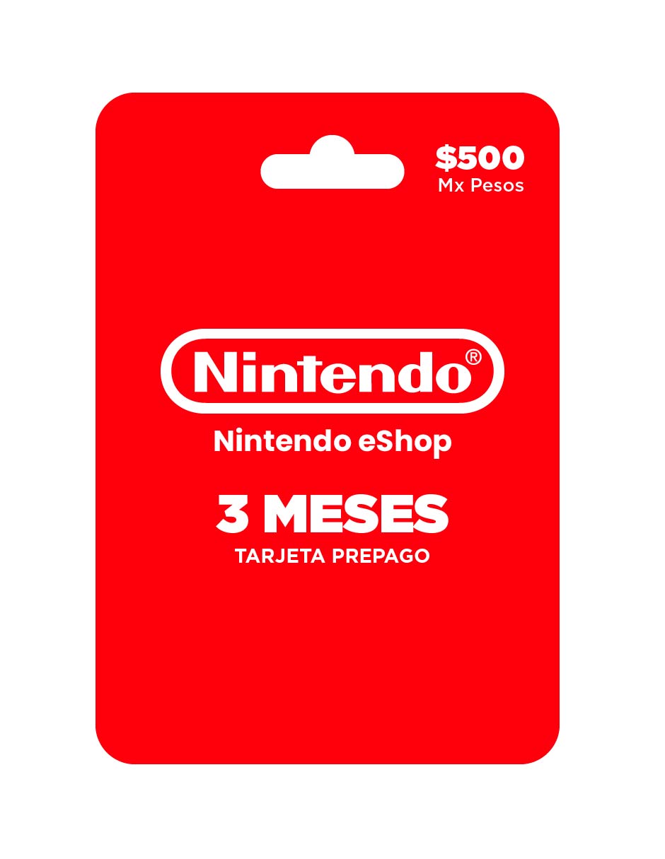 Nintendo 3 meses tarjeta prepago, Pin Digital