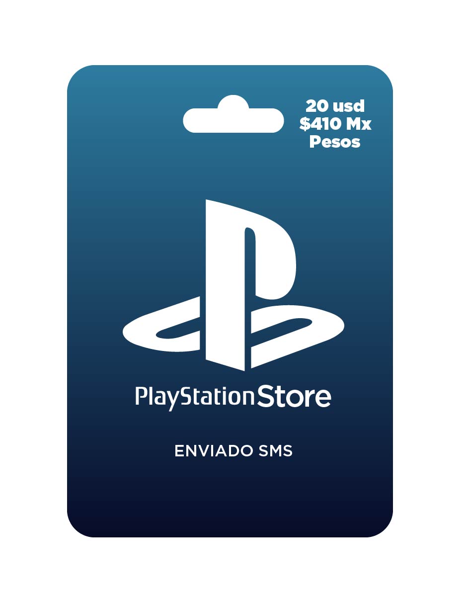 Playstation 20 USD pesos tarjeta prepago, Pin Digital