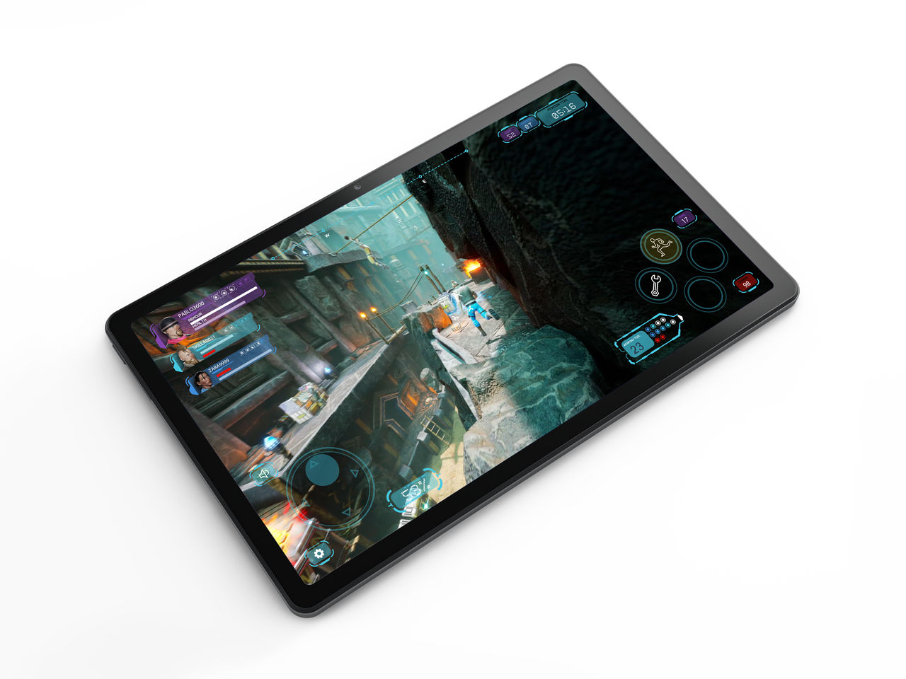Tablet Lenovo Tab M10 Plus 3rd Gen | 10" 2K, 4GB + 128GB, 4 altavoces Dolby Atmos, , Android 12, Cámara de 8 MP, Memoria Expandible, incluye Folio Case