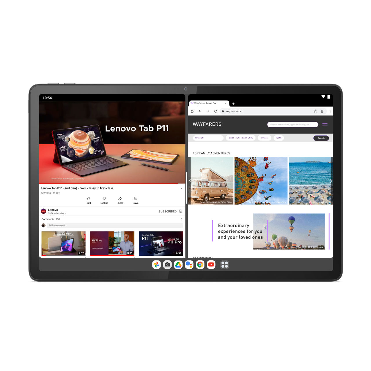 Tablet Lenovo Tab P11 (2nd Gen) | 11.5" 2K 120Hz Gorilla Glass 3 | 4GB + 128GB, MediaTek Helio G99, Cámara de 12MP, 4 Altavoces, Android 12 | Lenovo Precision Pen Incluida