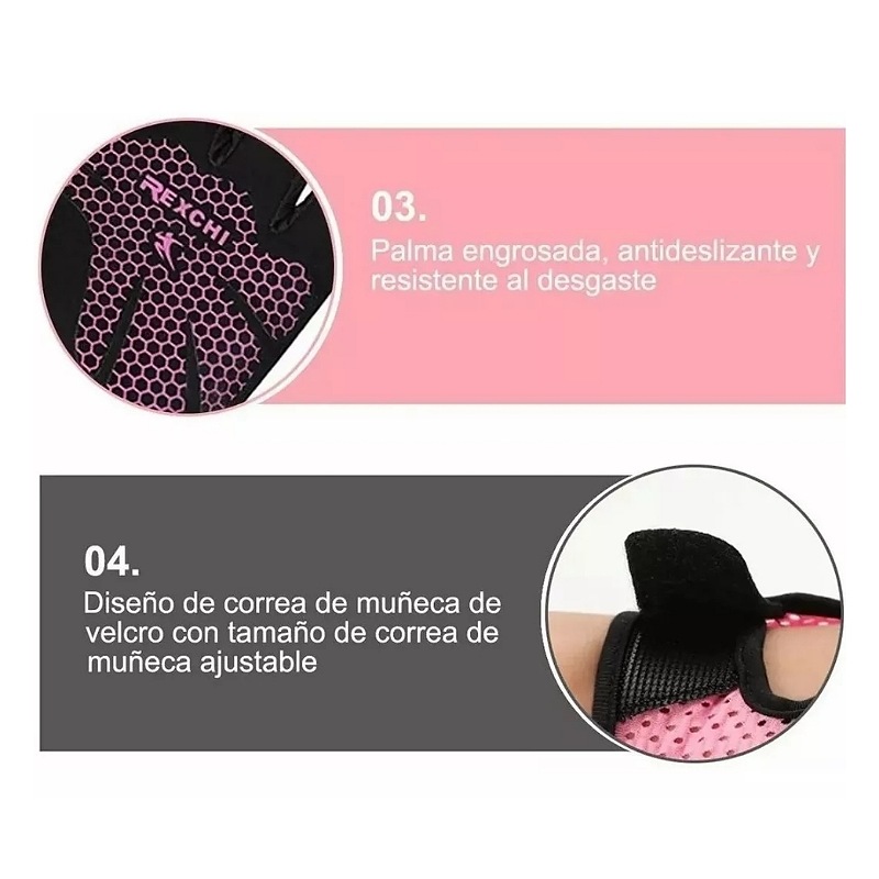 Guantes Gym Tacticos Crossfit Fitness Gimnasio Mujer Hombre