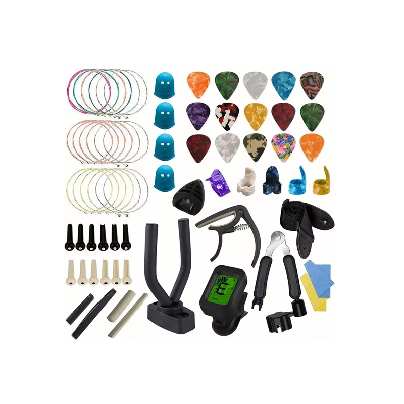 Kit De Accesorios Para Guitarra Acustica Cuerdas 66 Unidades