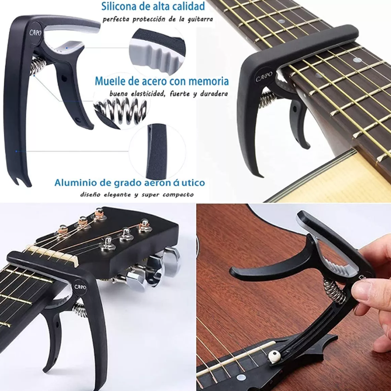 Kit De Accesorios Para Guitarra Acustica Cuerdas 66 Unidades