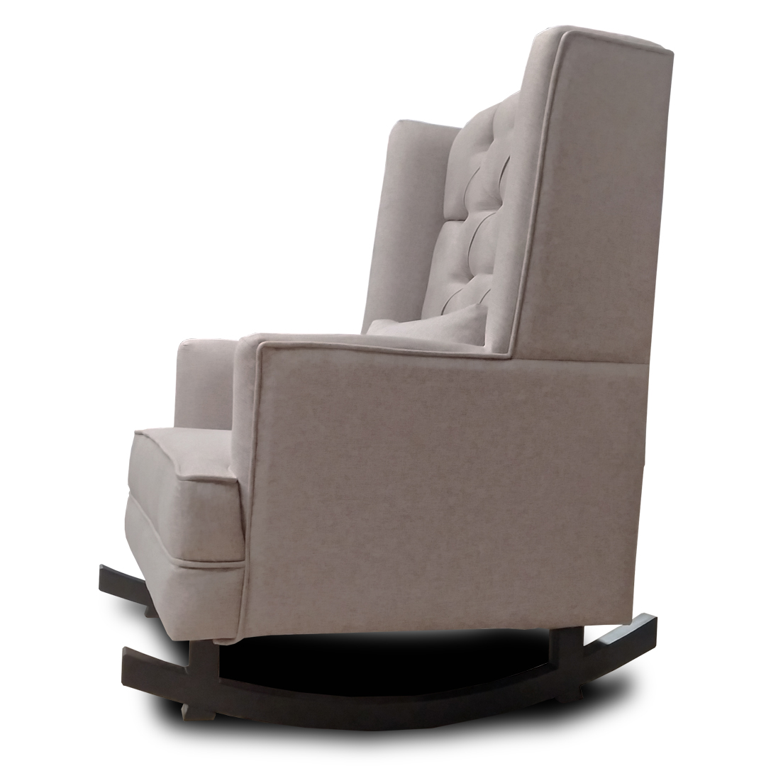 Sillon Mecedora Avii Color Capuchino + 01 cojin decorativo MADERIAN // ENTREGA EN CDMX Y ZONA METROPOLITANA
