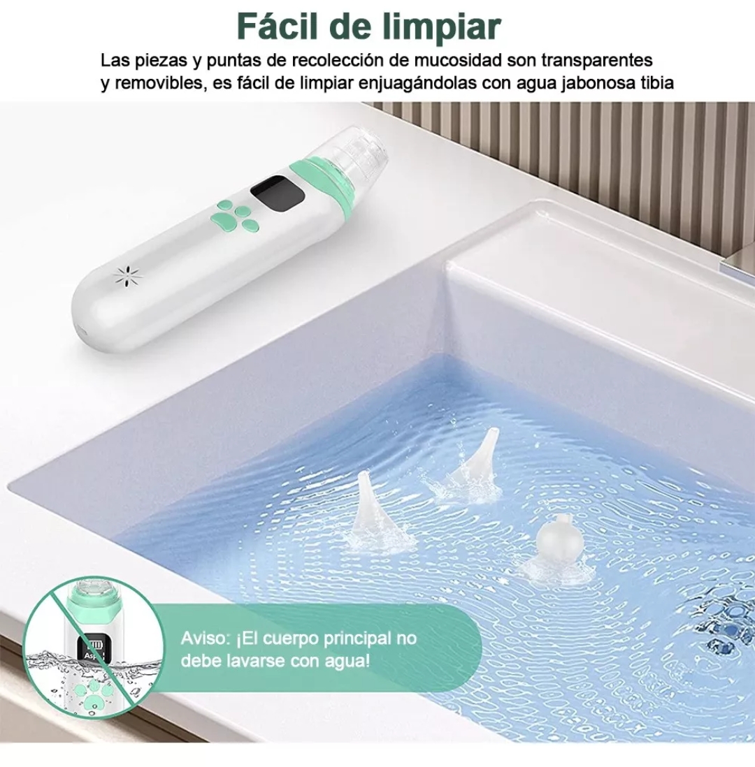 Aspirador Nasal Para Bebe Saca Mocos Electrico Limpiador