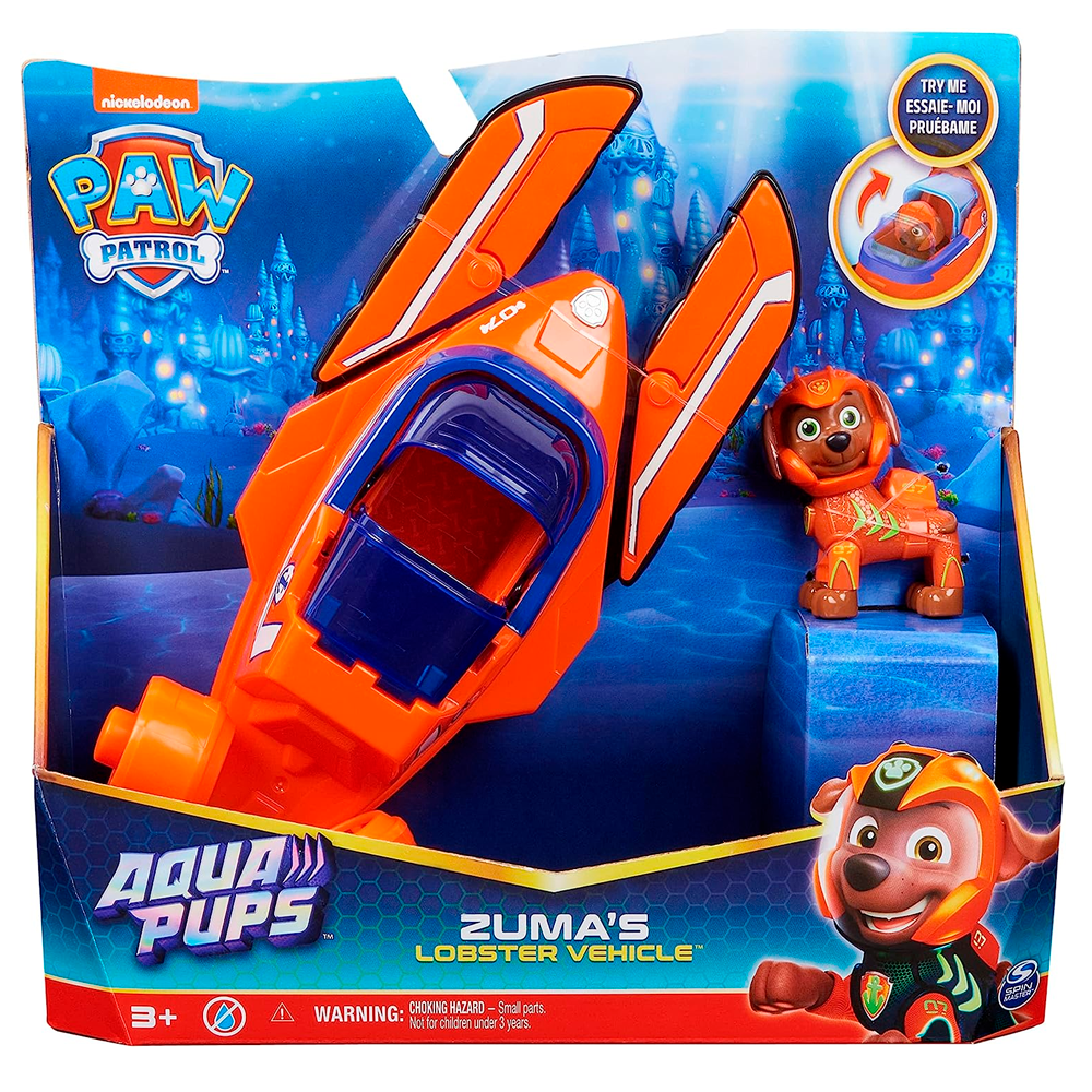 Vehiculos Acuatico Paw Patrol Spin Master 6065229 Zuma Lobster 