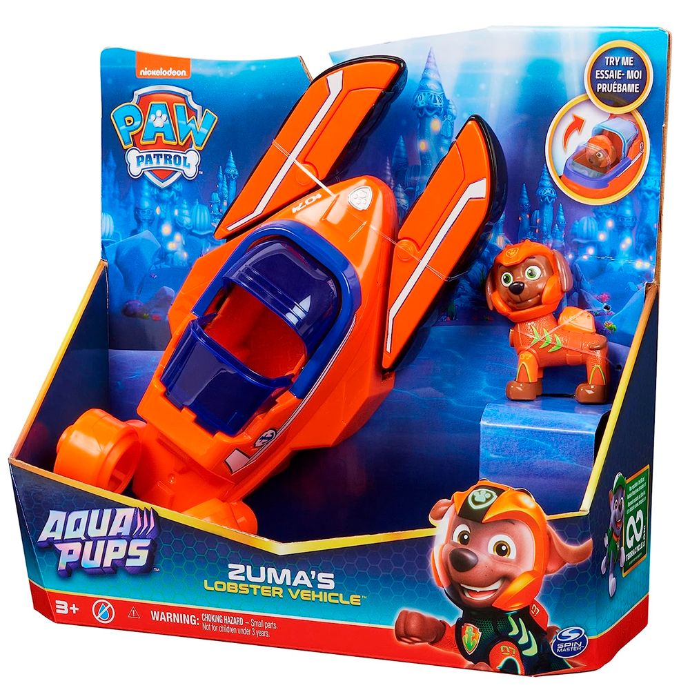 Vehiculos Acuatico Paw Patrol Spin Master 6065229 Zuma Lobster 