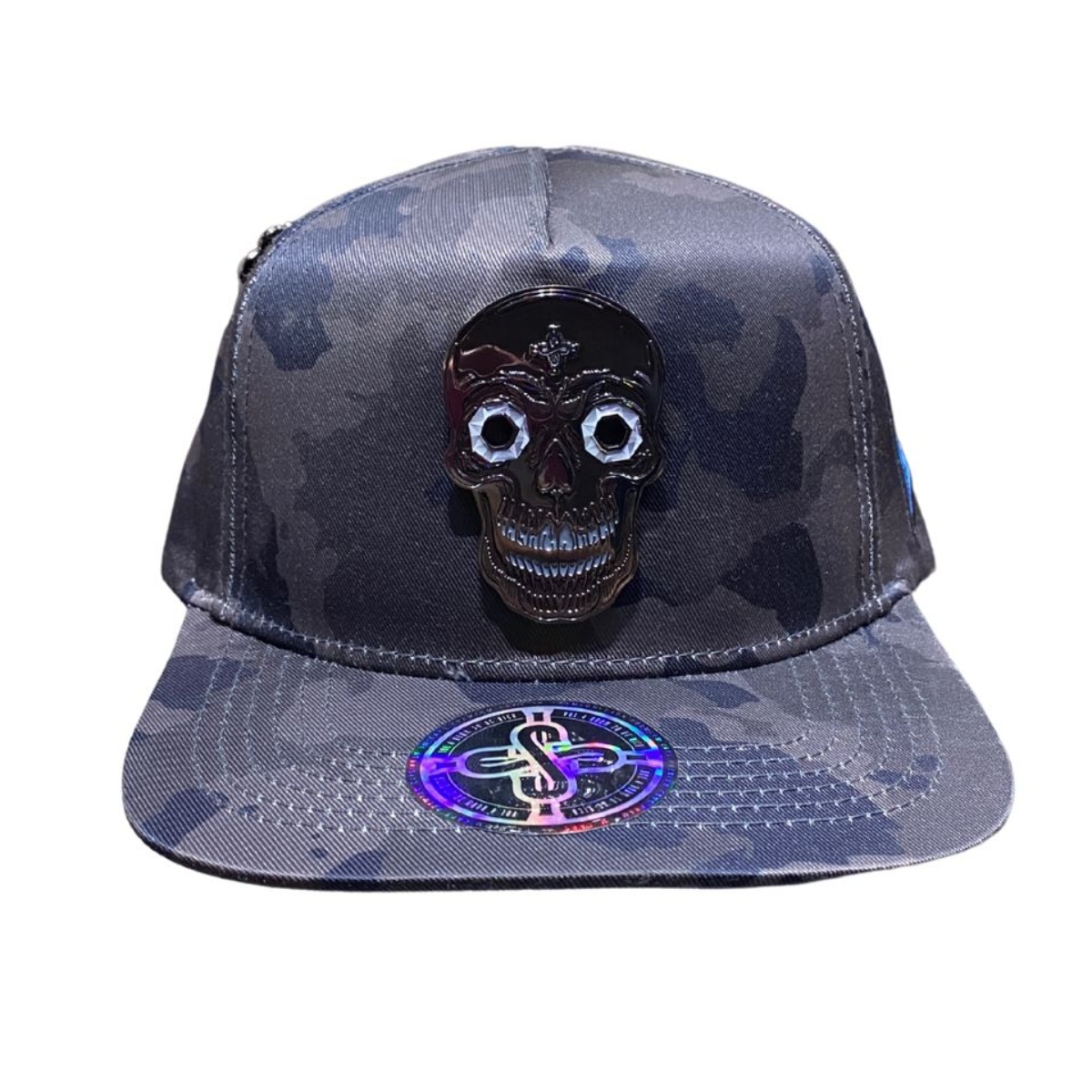 GORRA MR KASH SNAPBACK CALAVERA NEGRO UNISEX MKCDC01