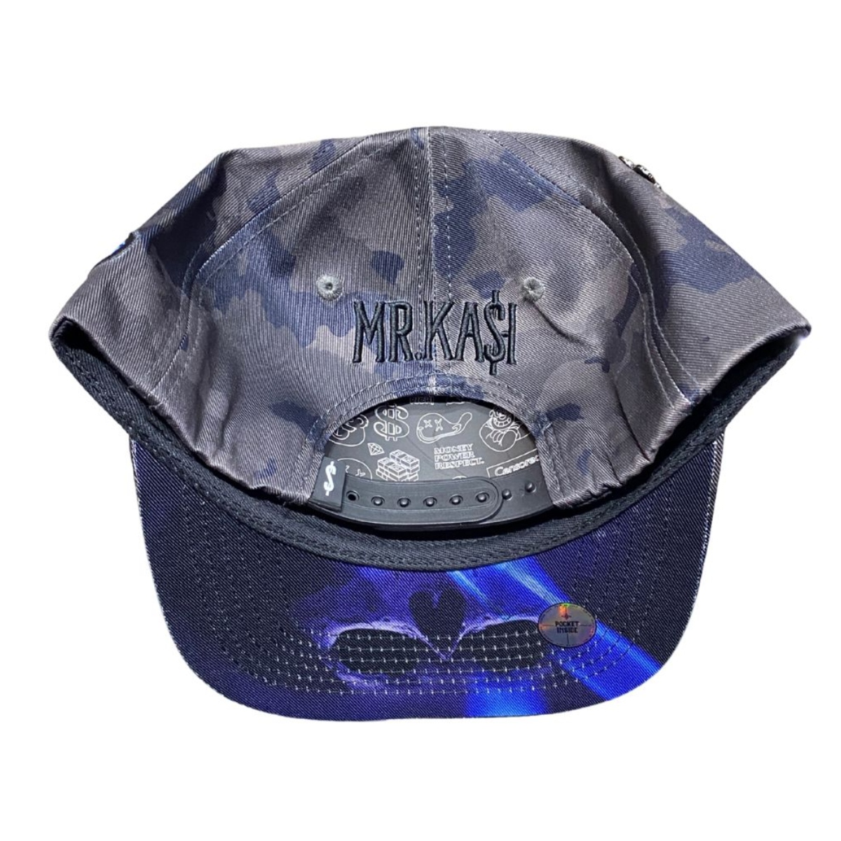 GORRA MR KASH SNAPBACK CALAVERA NEGRO UNISEX MKCDC01