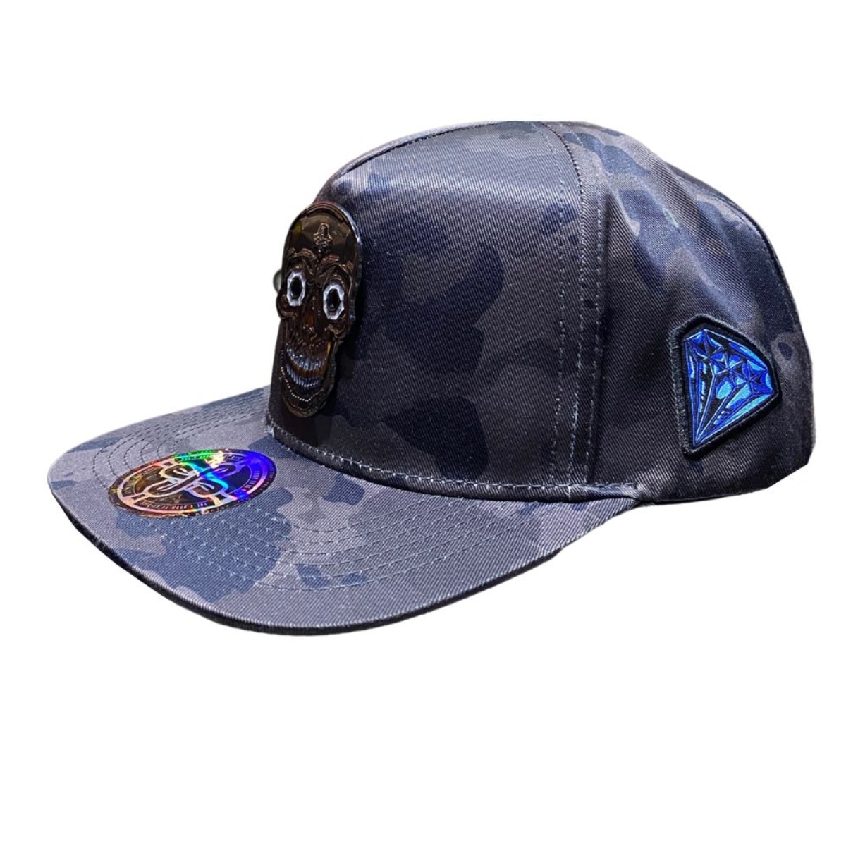 GORRA MR KASH SNAPBACK CALAVERA NEGRO UNISEX MKCDC01