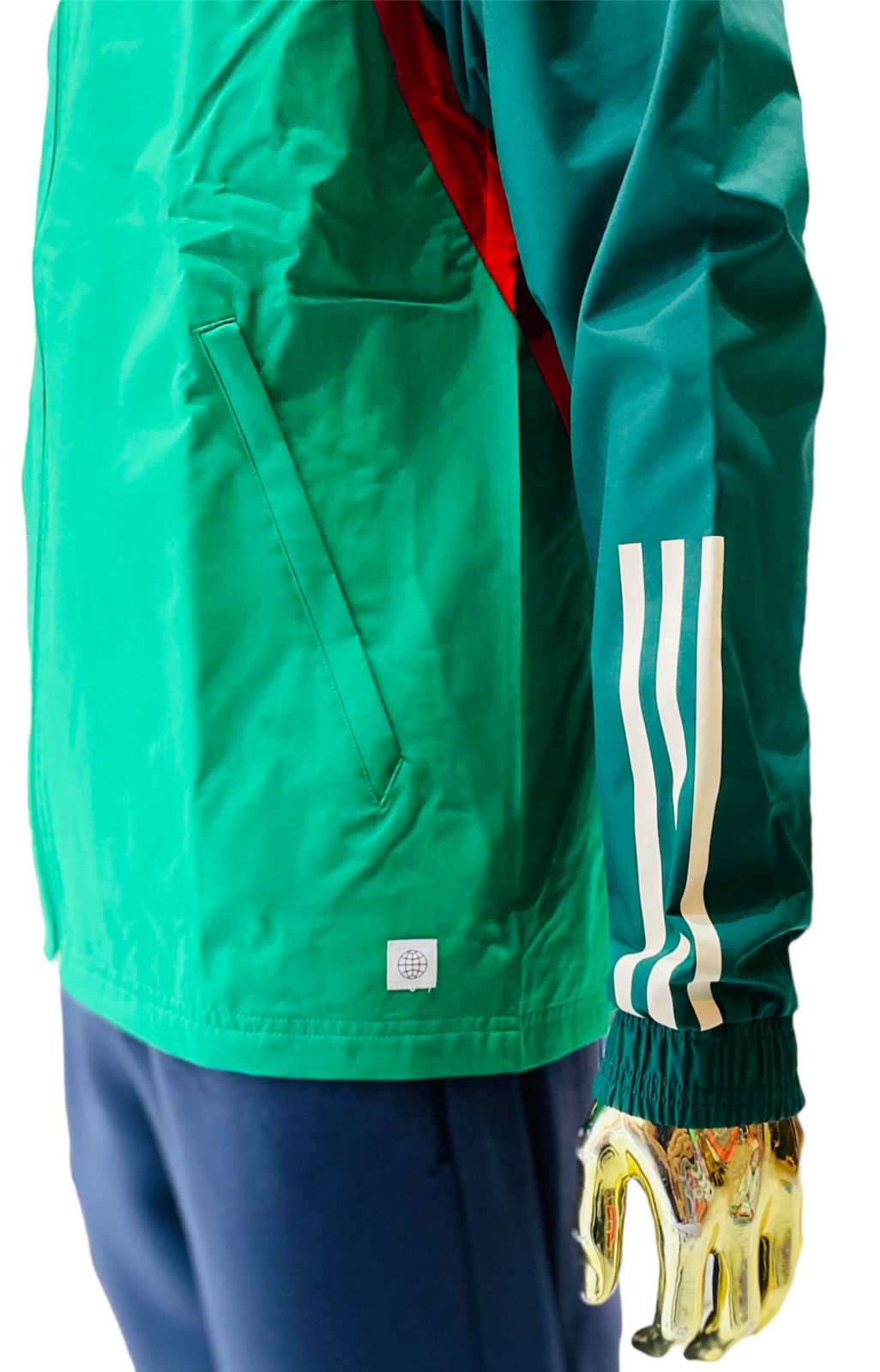 Chamarra rompe vientos Adidas Selección de México tiro ALL WEATHER caballero 