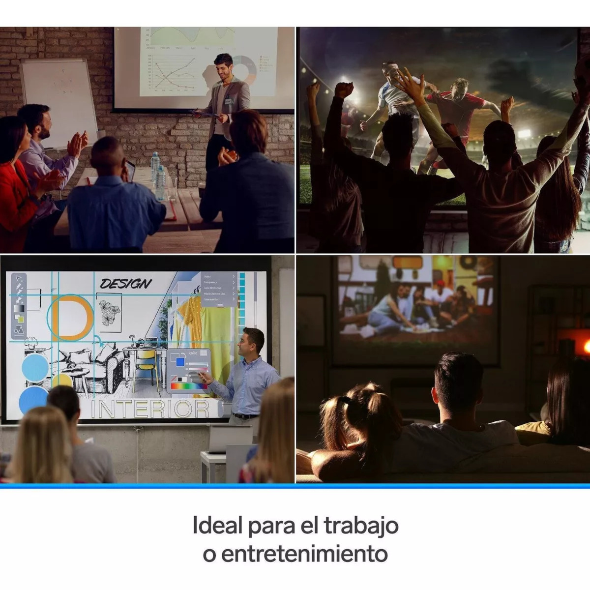 Pantalla Para Proyector Automática De 100 | Pro-020 electrica