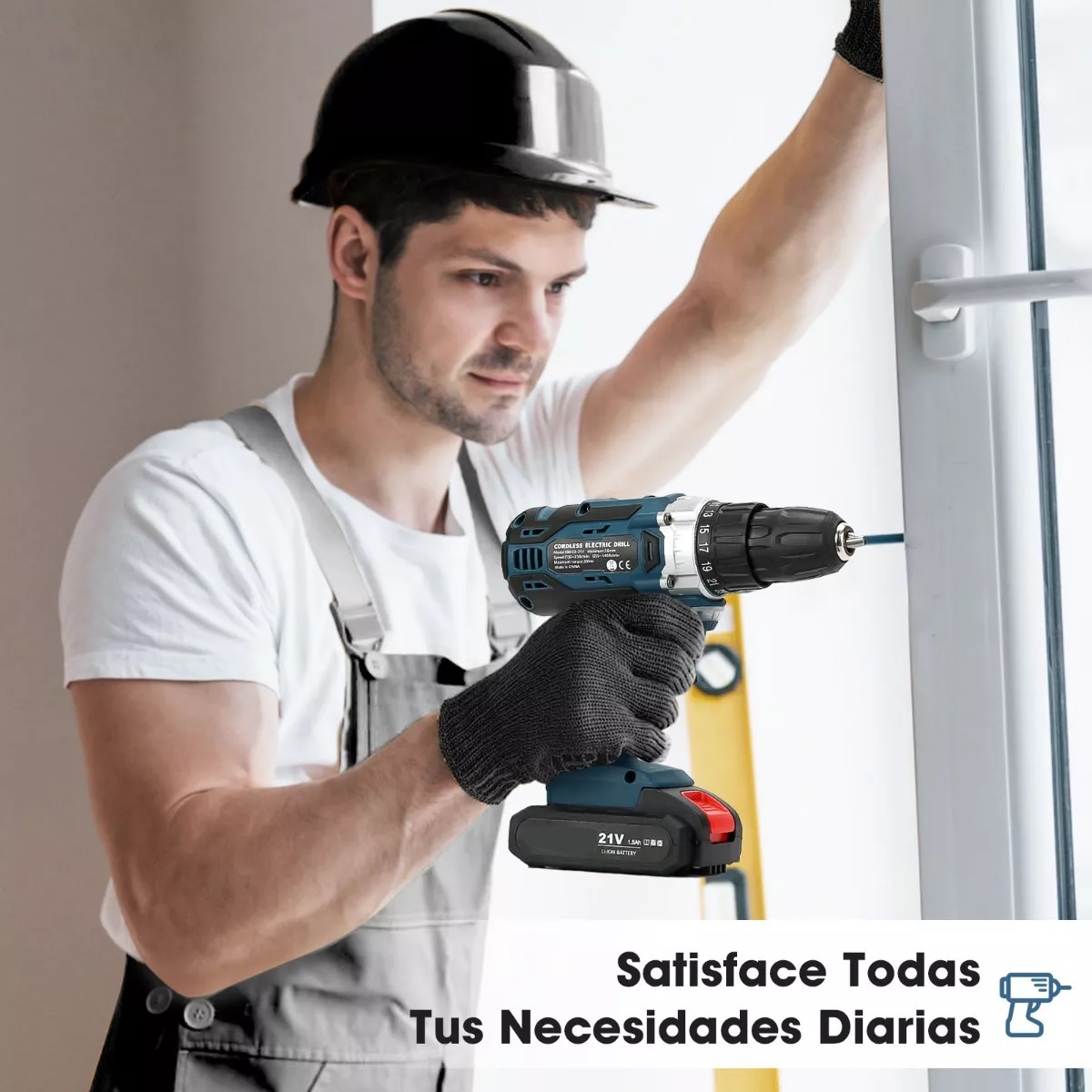 Kit Taladro Atornillador De Impacto Inalámbrico 24 Piezas