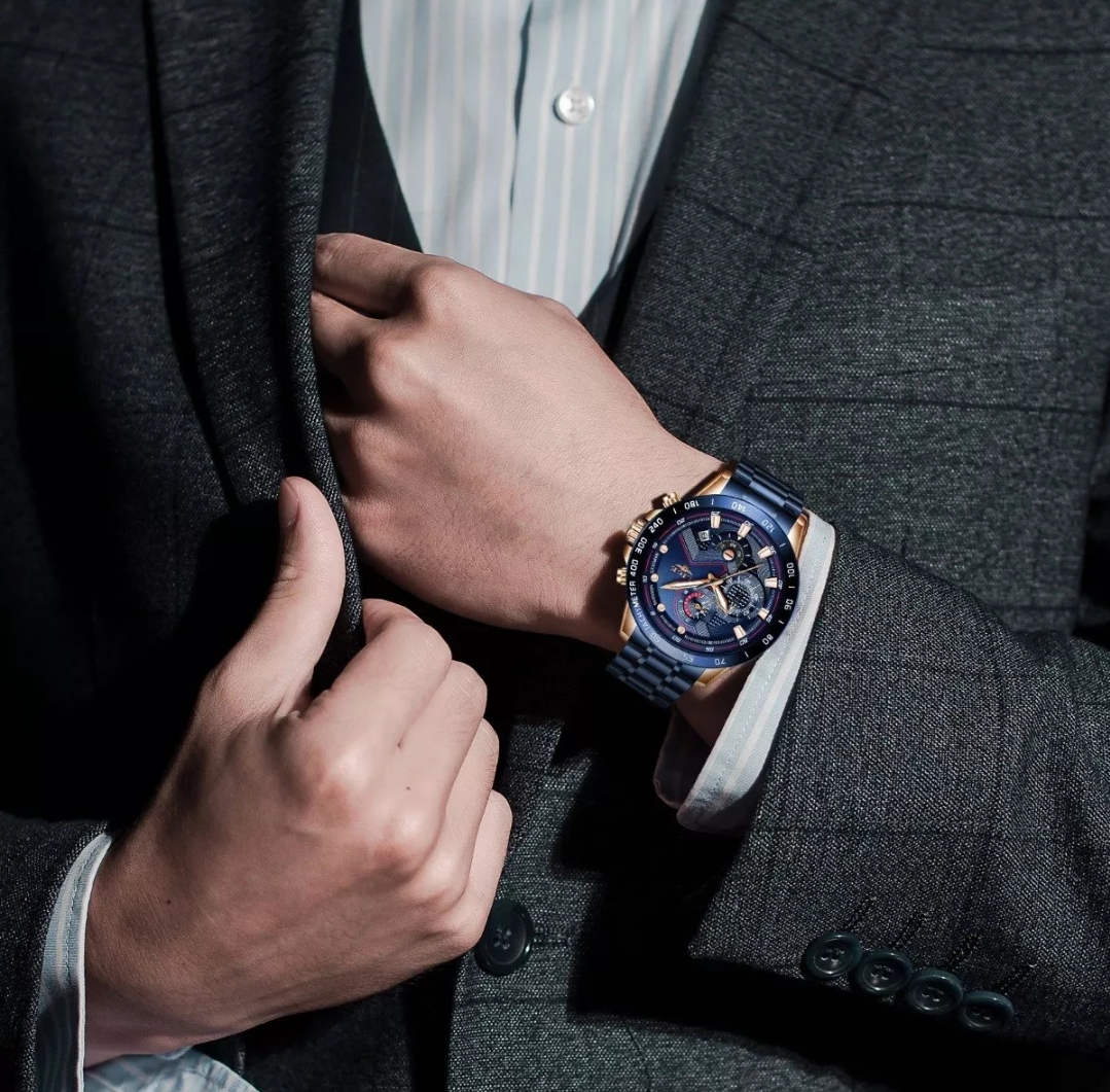 Lige - Reloj Deportivo Impermeable Para Hombre