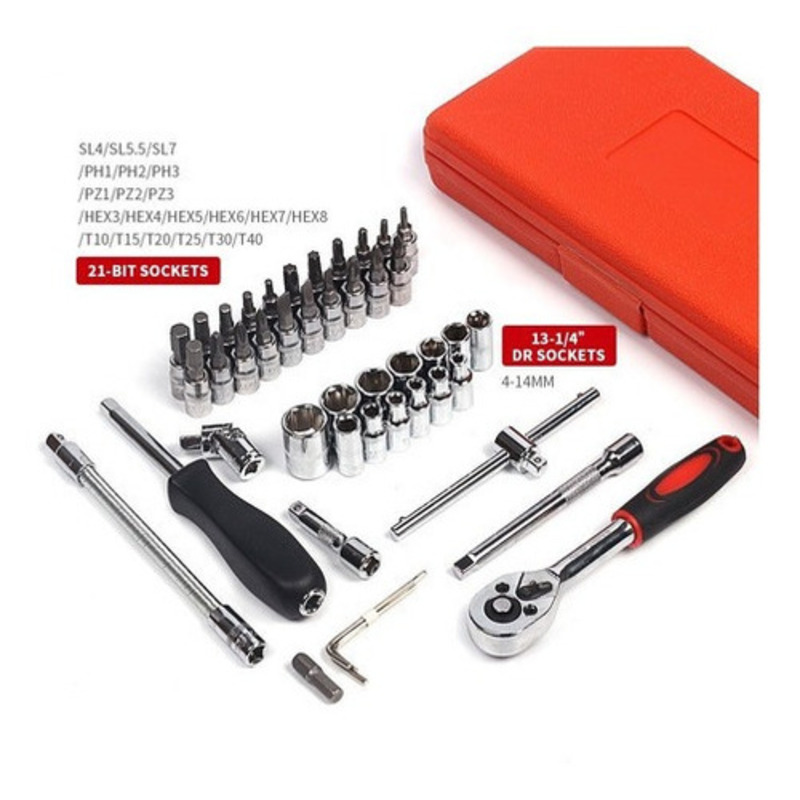 Juego De Herramientas Mecánicas Autocle Juego De Dados Acero